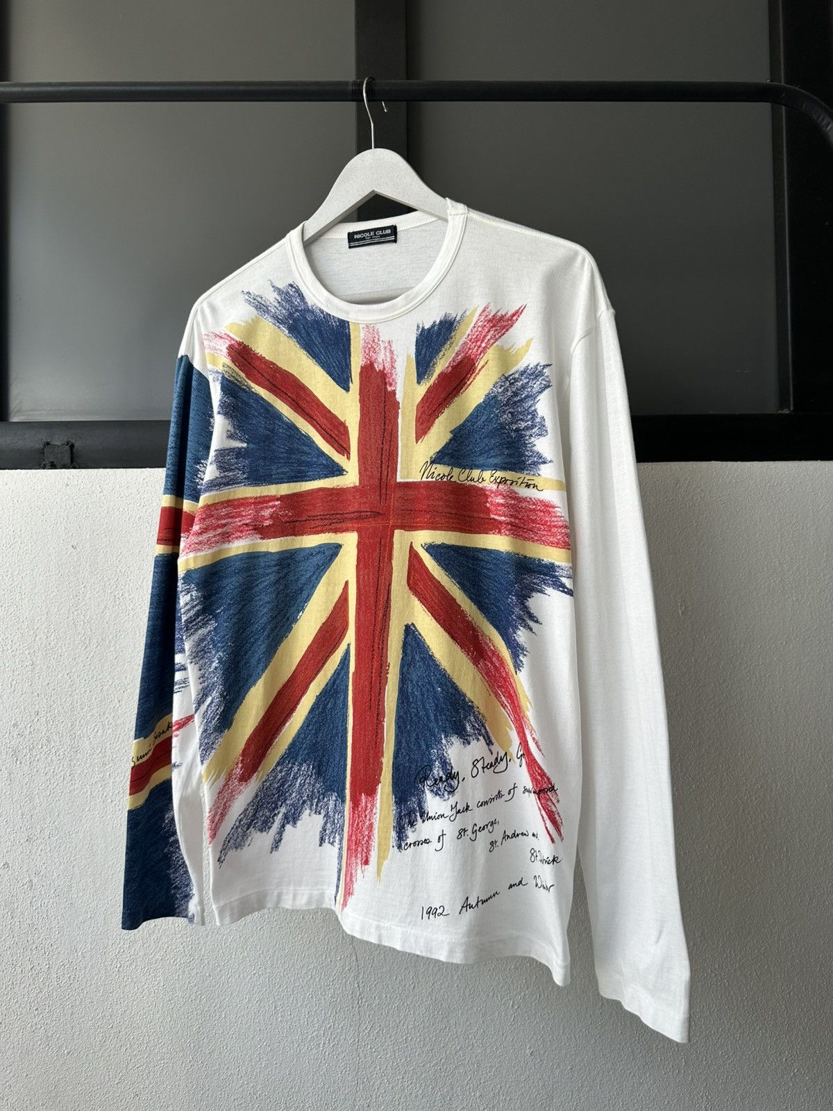 Nicole Club 1992 A/W Nicole Club For Men trompe l’oeil by Kazumi Sasaki Size US M / EU 48-50 / 2 - 10 Thumbnail