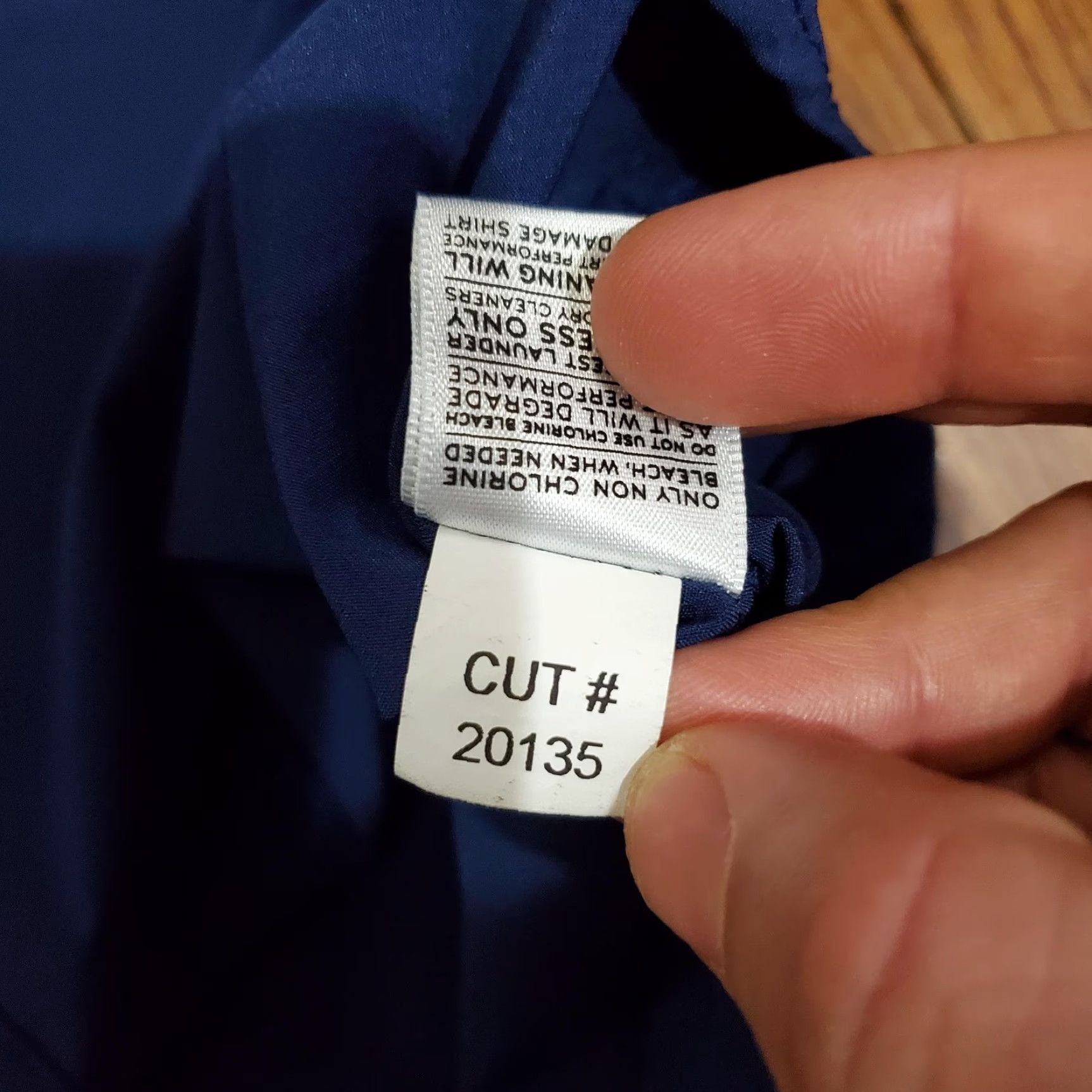 Mizzen+Main Mizzen+Main Leeward Shirt Mens Medium Blue Solid Slim Trim Fit Dress Performance Shirt Size 40R - 6 Thumbnail