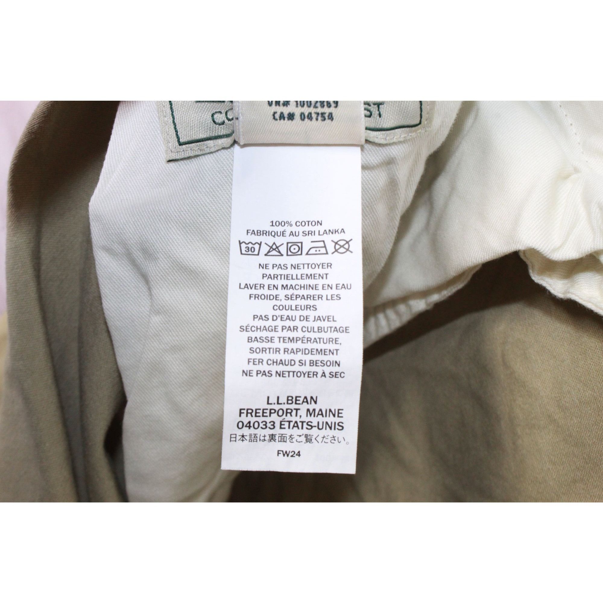 L.L. Bean LL Bean Men's Tropic Weight Cargo Pants Natural Fit Comfort Size US 40 / EU 56 - 9 Thumbnail