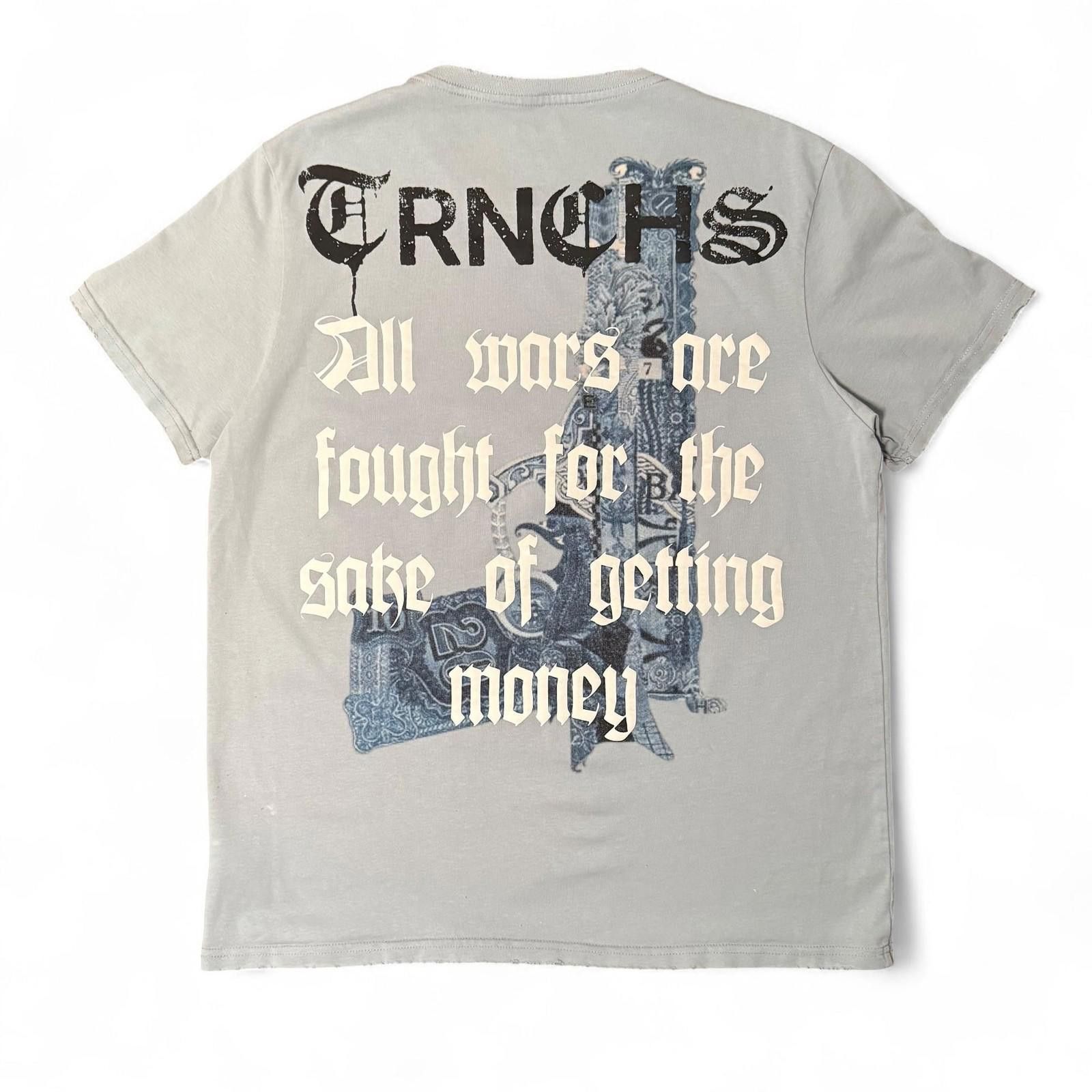 American Trench Trenchs Graphic Print Short Sleeve T-Shirt Large Gray Size US L / EU 52-54 / 3 - 1 Thumbnail