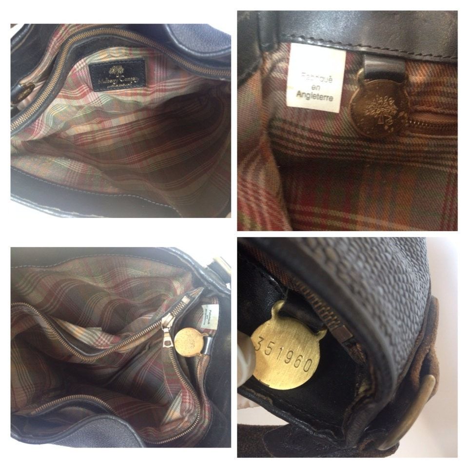 Mulberry Vintage Mulberry hobo bucket black scotchgrain hobo shoulder Size ONE SIZE - 10 Thumbnail