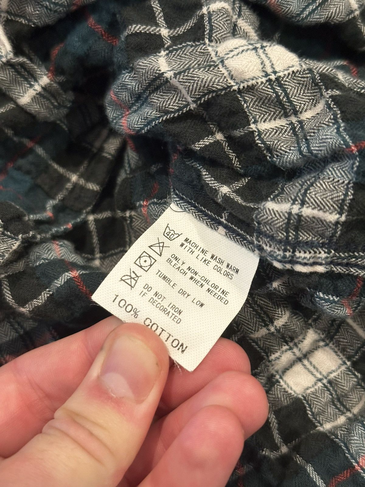 GOODENOUGH GOODENOUGH “Keep The Humming” Stretchy Flannel Button Down Size US M / EU 48-50 / 2 - 11 Thumbnail
