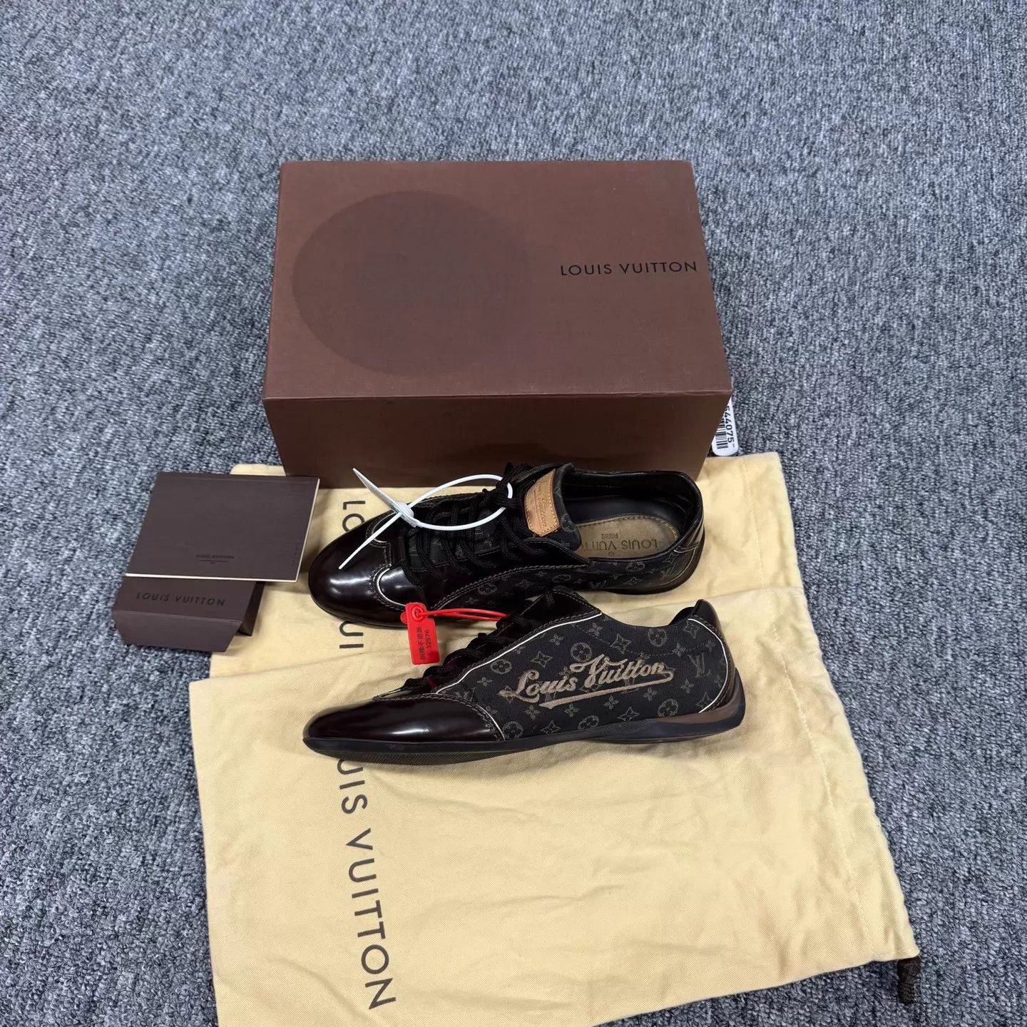 Louis Vuitton LV Monogram Colorblock Logo Retro Low Sneaker 37 99 New Size US 6.5 / IT 36.5 - 1 Thumbnail