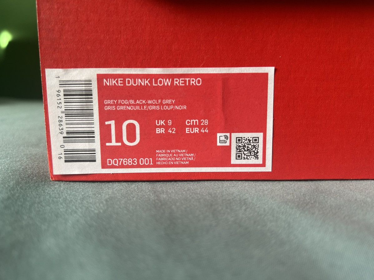 Nike Nike Dunk Low Chenille Swoosh 2022 Size US 10 / EU 43 - 6 Thumbnail