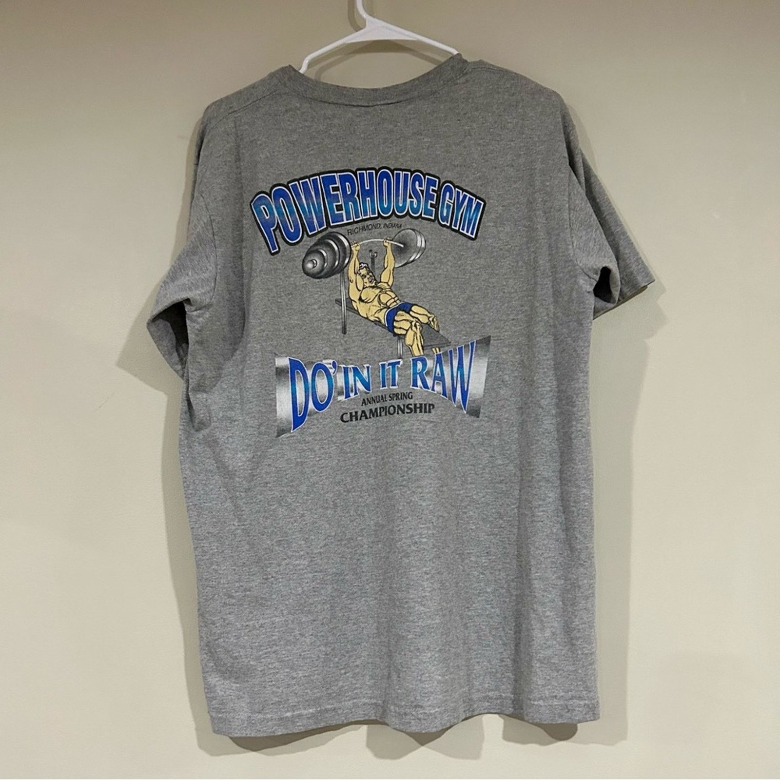 Other Vintage Powerhouse Gym Weightlifting Shirt Size US L / EU 52-54 / 3 - 1 Thumbnail
