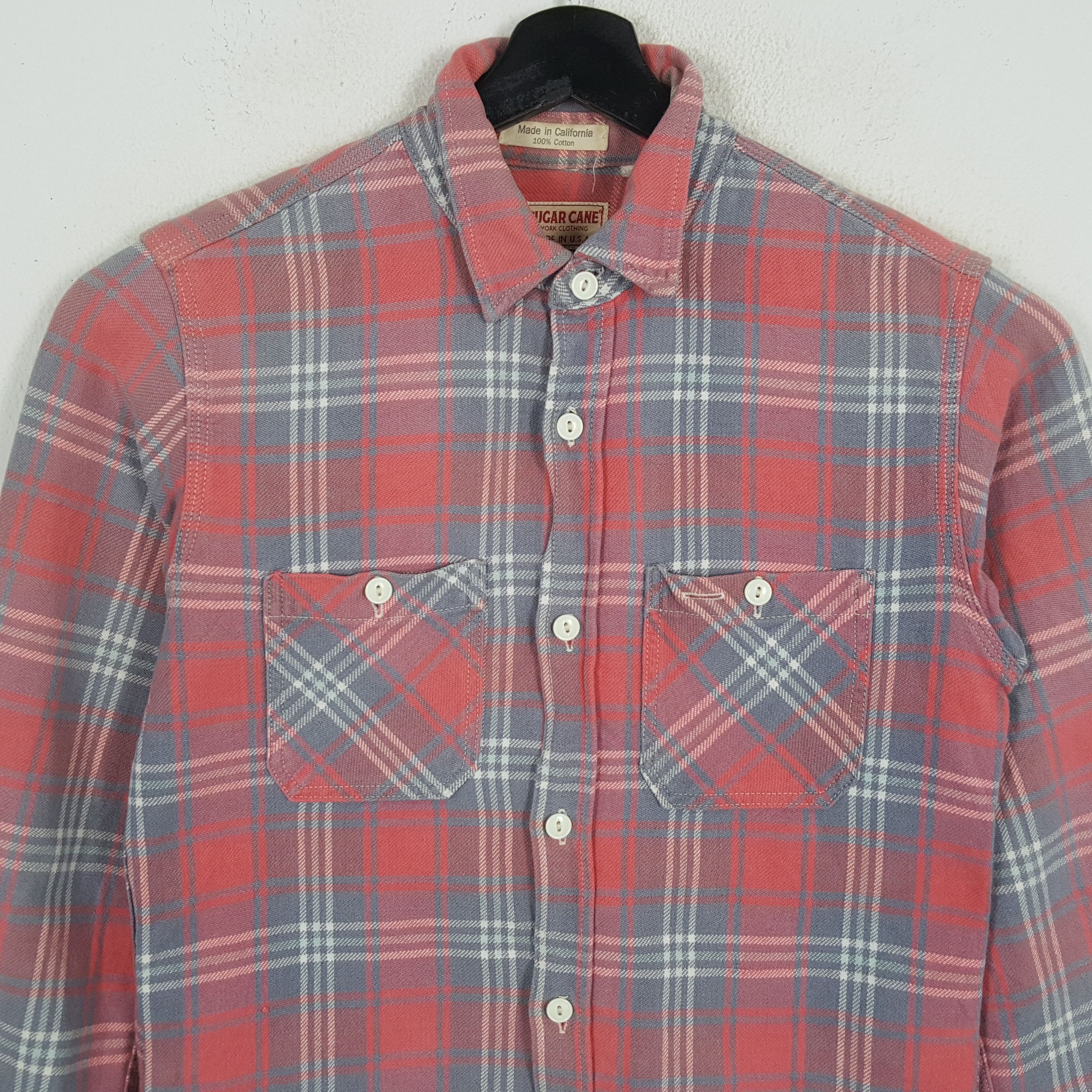 Japanese Brand × Sugar Cane × Vintage SUGAR CANE Rare Design Formal Casual Style Shirt Size US M / EU 48-50 / 2 - 2 Thumbnail
