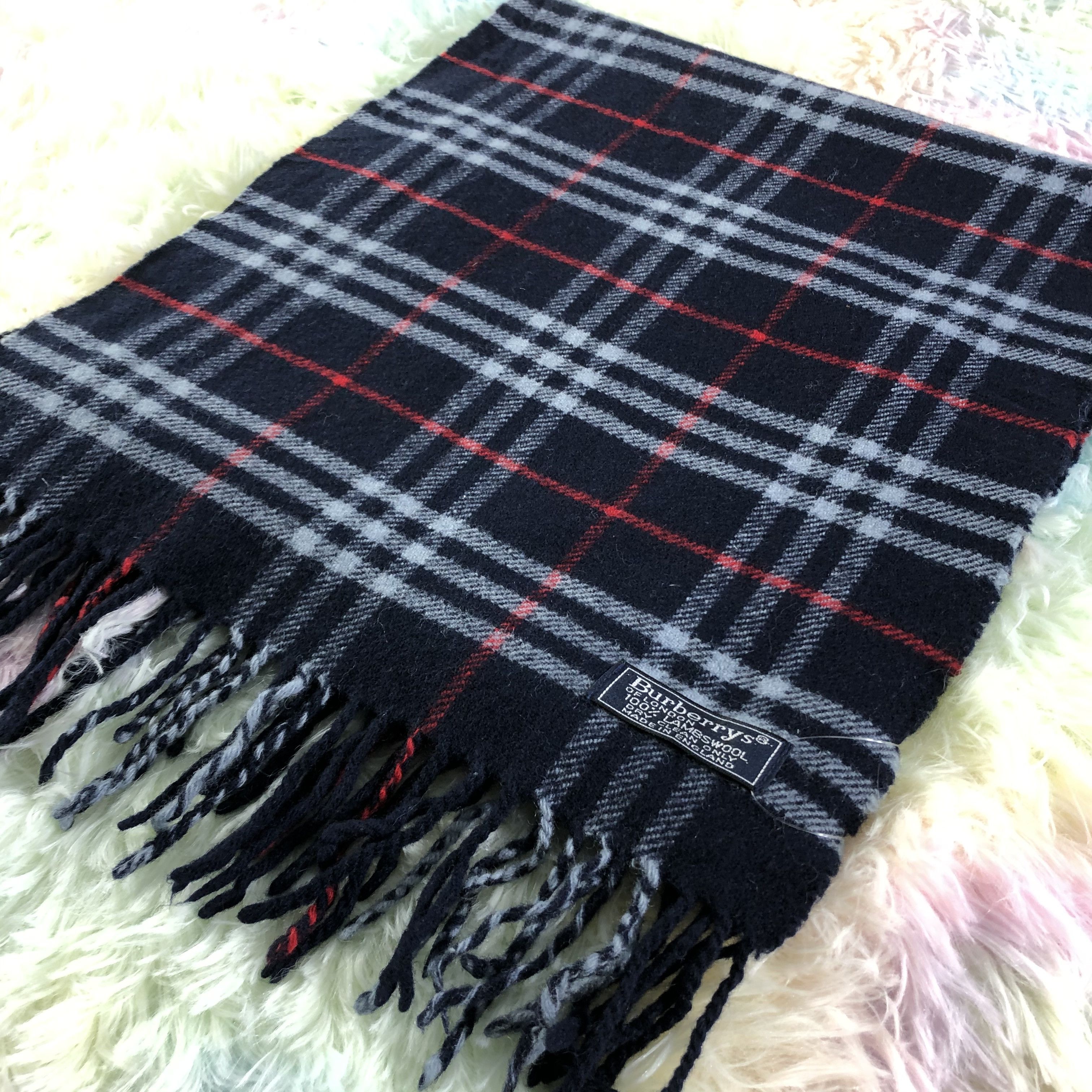 Burberry × Vintage Burberry Scarf / Muffler / Neckwear - KM86 Size ONE SIZE - 3 Thumbnail