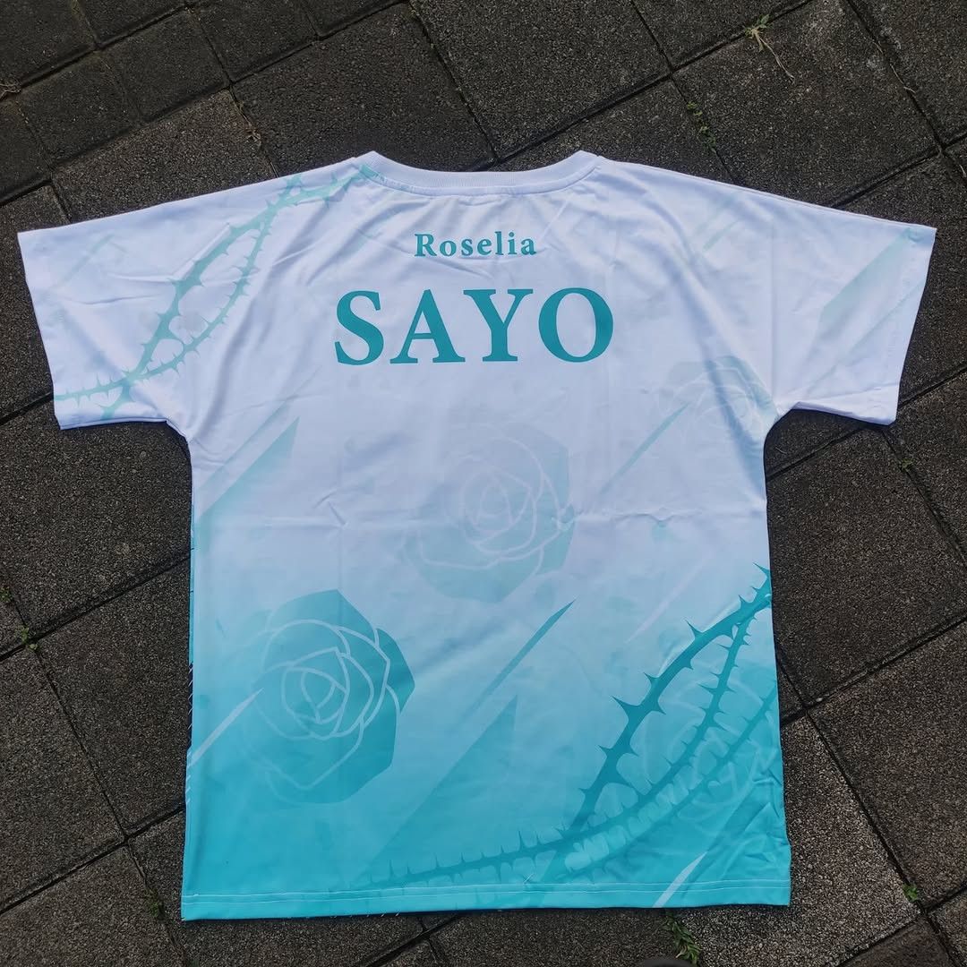 Anime Bang Dream Roselia Sayo Hikawa Anime Tee Size US XL / EU 56 / 4 - 2 Thumbnail