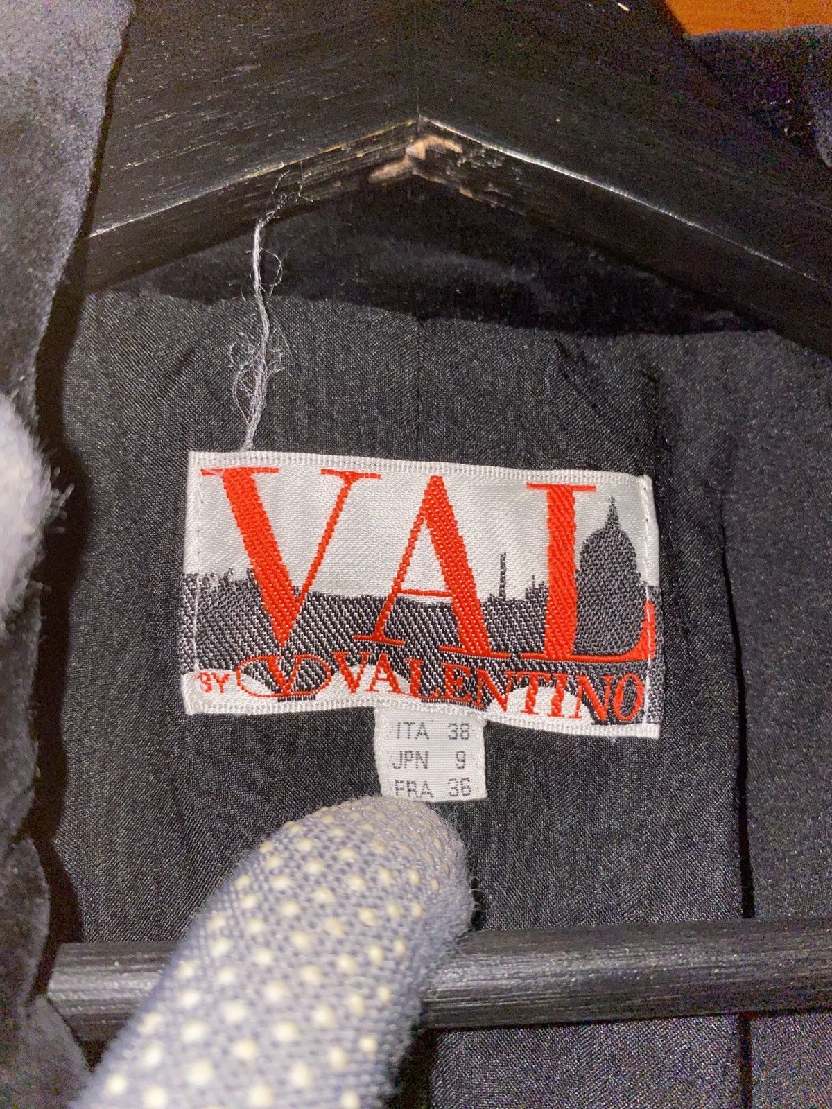 Valentino VAL by Valentino Vintage Velvet Coat – Black Double Breasted Size XS / US 0-2 / IT 36-38 - 5 Thumbnail