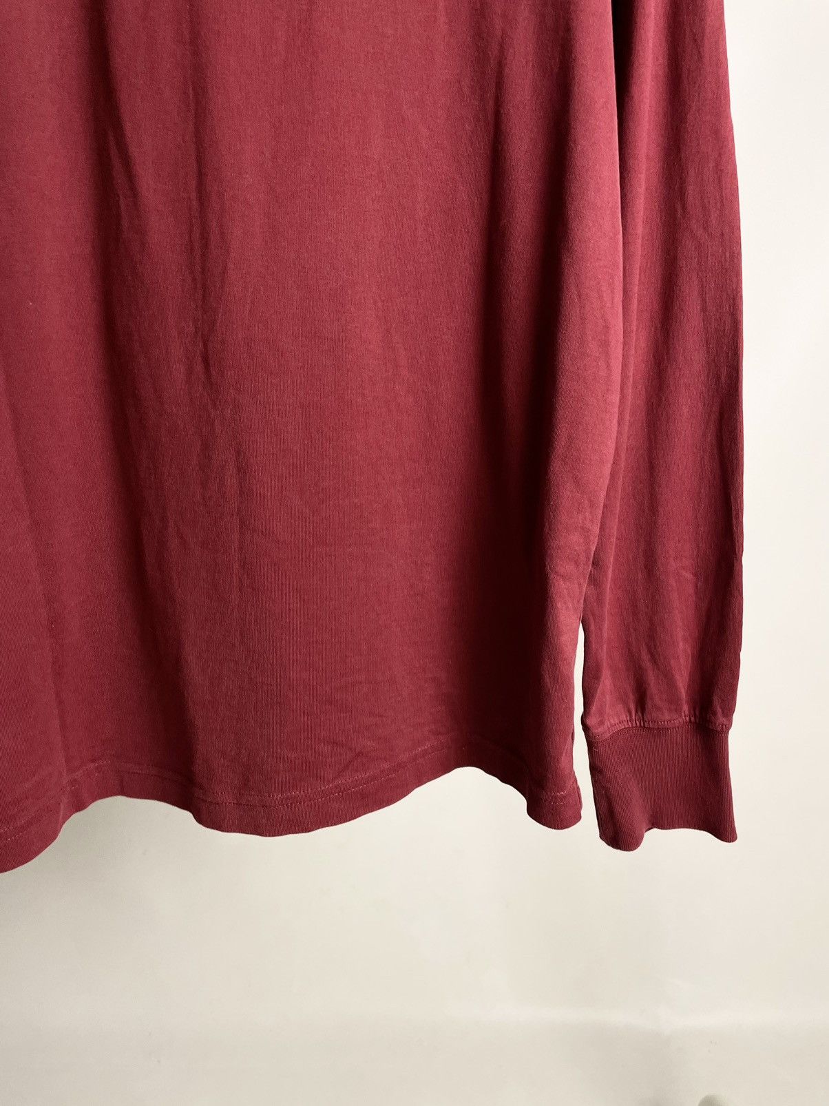 Golf le Fleur × Lacoste × Vintage 🐊VINTAGE🐊 Lacoste chemise Red high Neck Golf longsleeve tee Size US L / EU 52-54 / 3 - 10 Thumbnail