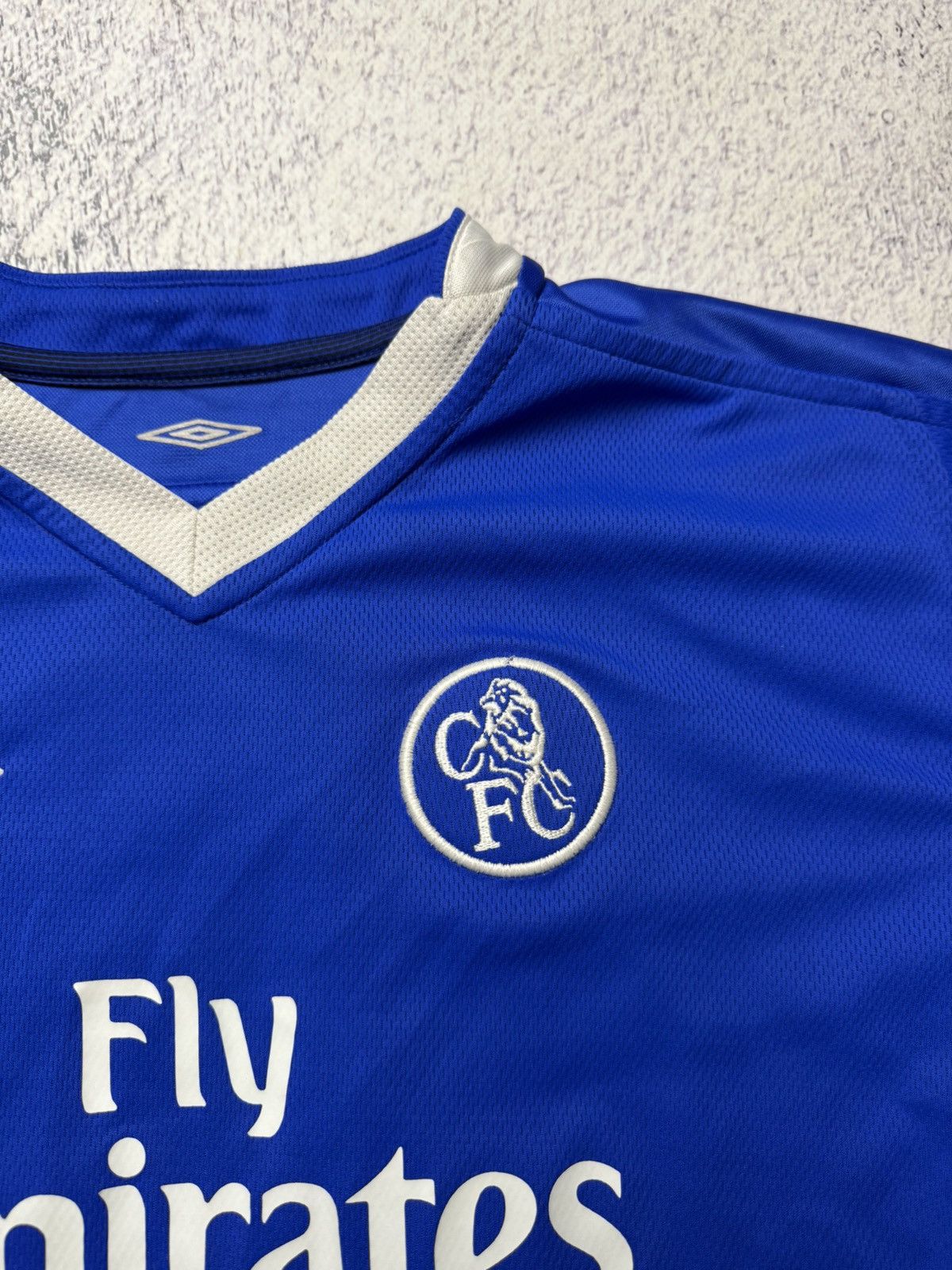 Chelsea Soccer CHELSEA 2003 #10 J.Cole FOOTBALL SHIRT SOCCER JERSEY UMBRO Size US S / EU 44-46 / 1 - 7 Thumbnail