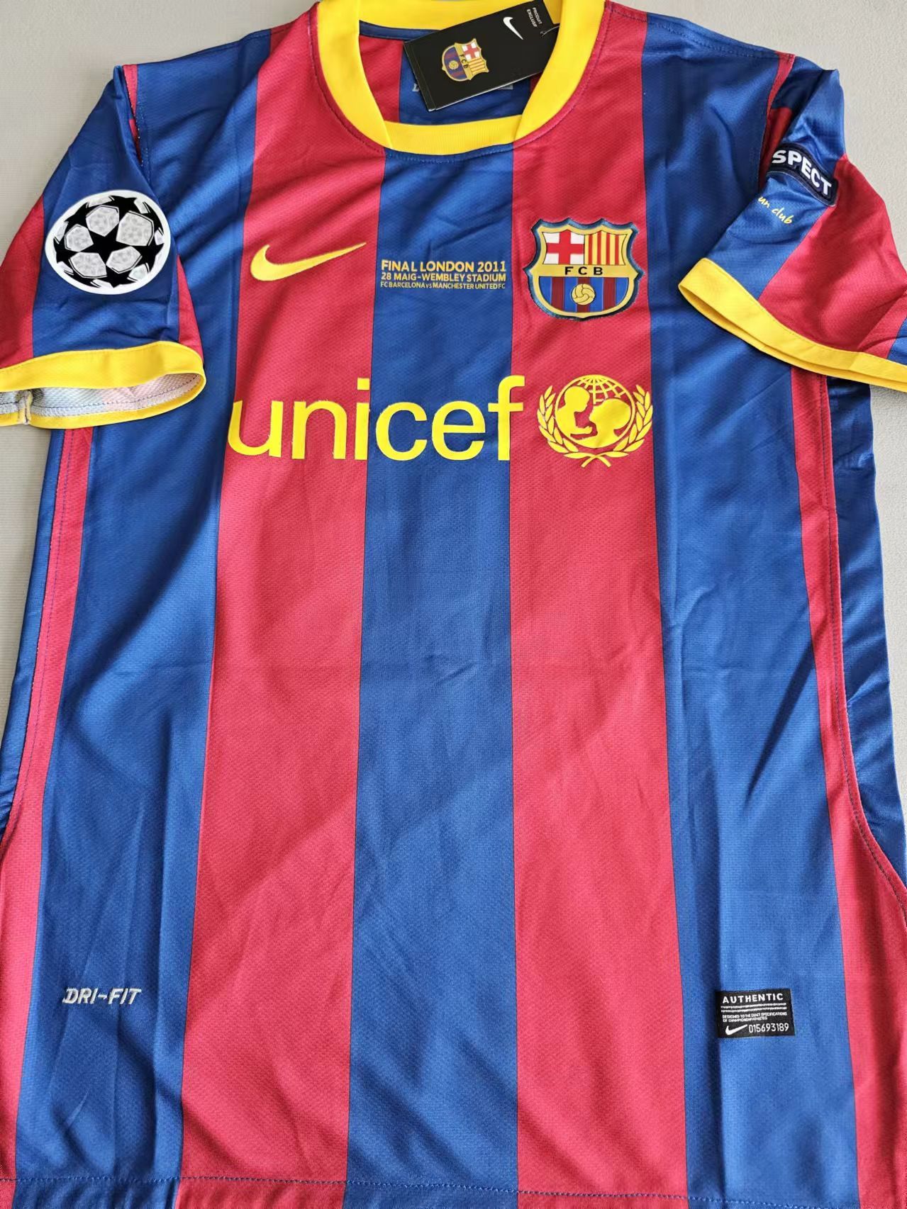 Other 2011 FC Barcelona 10 Messi Jersey Home Size US XL / EU 56 / 4 - 2 Thumbnail