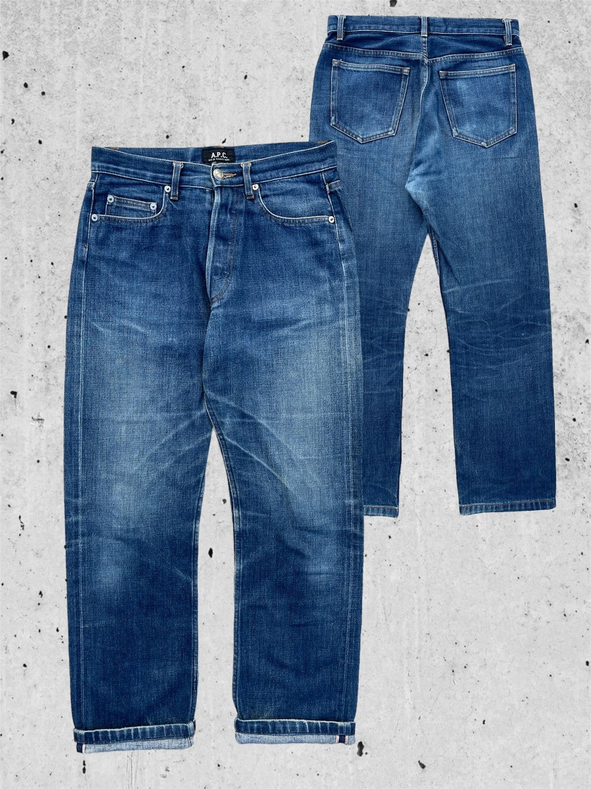 A.P.C. × Japanese Brand 🔥 APC Japanese Brand Selvedge Distressed Denim W29🔥 Size US 29 - 1 Thumbnail
