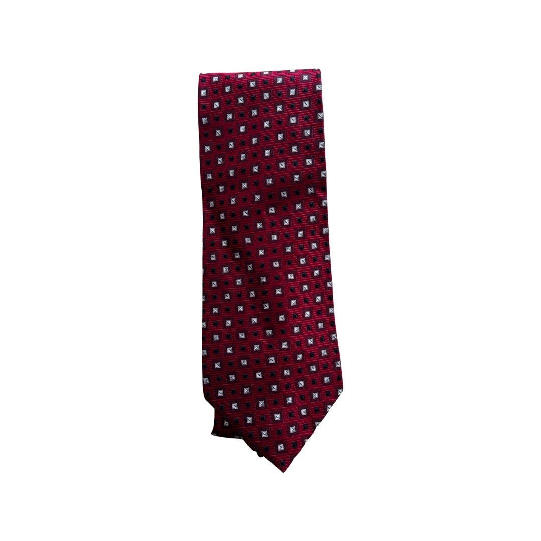 Pierre Cardin Vintage Pierre Cardin 90s Silk Neckties Set of 3 Red/Maroon Size ONE SIZE - 2 Thumbnail