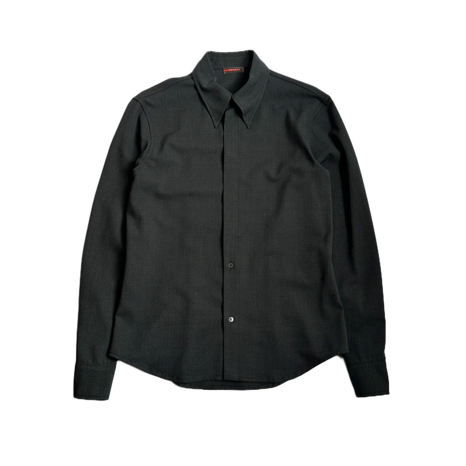 Prada Prada Sport Wool Zip Button Up Shirt Size US M / EU 48-50 / 2 - 1 Thumbnail
