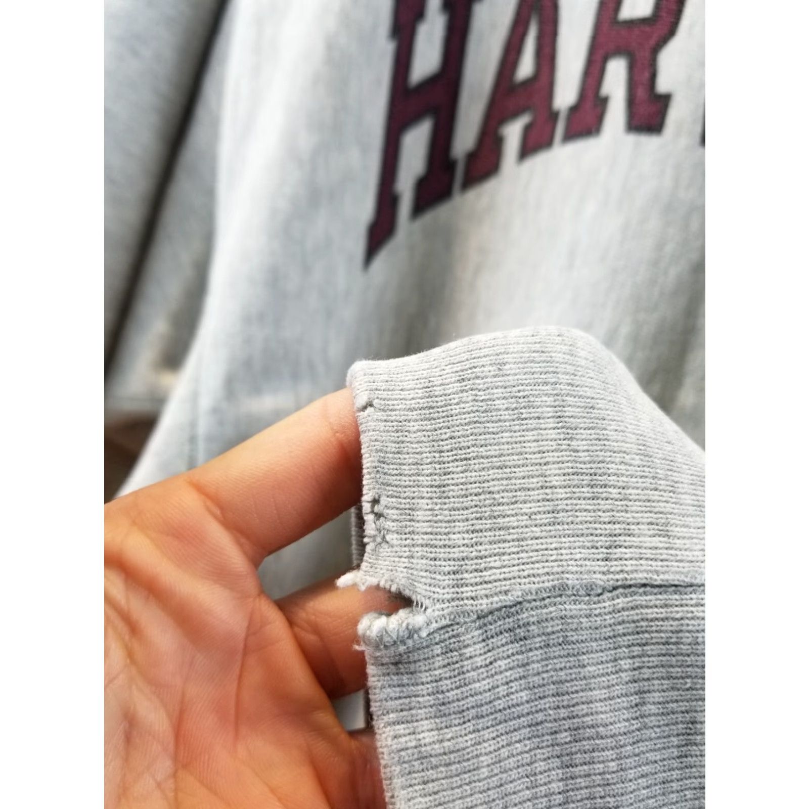 Champion VINTAGE Harvard University Champion Reverse Weave Sweatshirt XLARGE Sweatshirt Mens Gray University Western 80s Size US XL / EU 56 / 4 - 6 Thumbnail