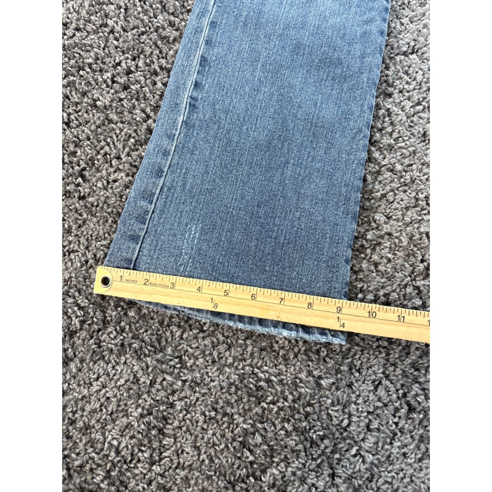 Express VINTAGE Express Jeans Womens Wide-Leg 32x31 Light Wash Denim Baggy Boot Stove Pipe Blue Womens Mens Size 24" / US 00 / IT 34 - 3 Thumbnail