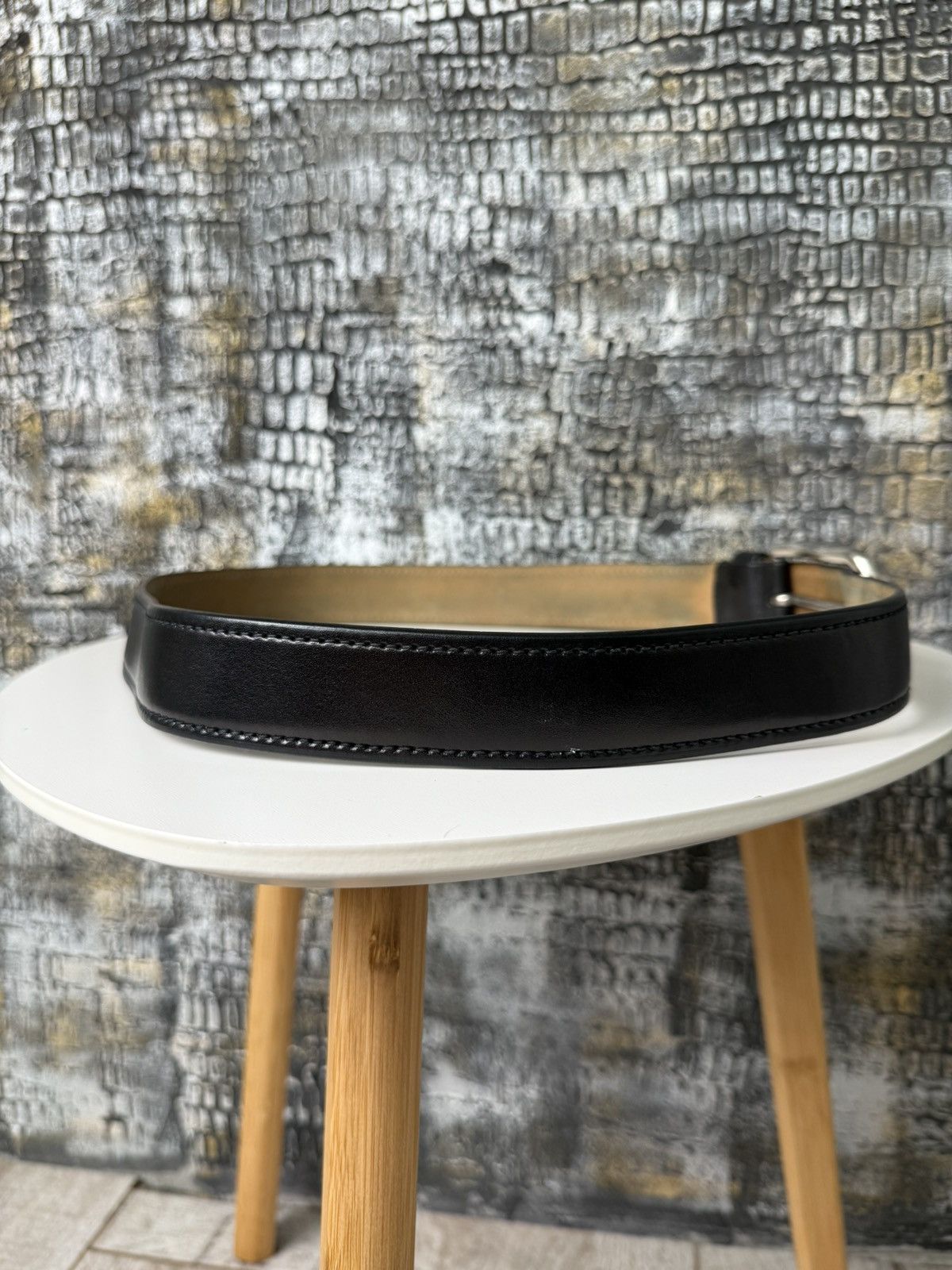 Prada Prada Belt Leather Black Size ONE SIZE - 9 Thumbnail