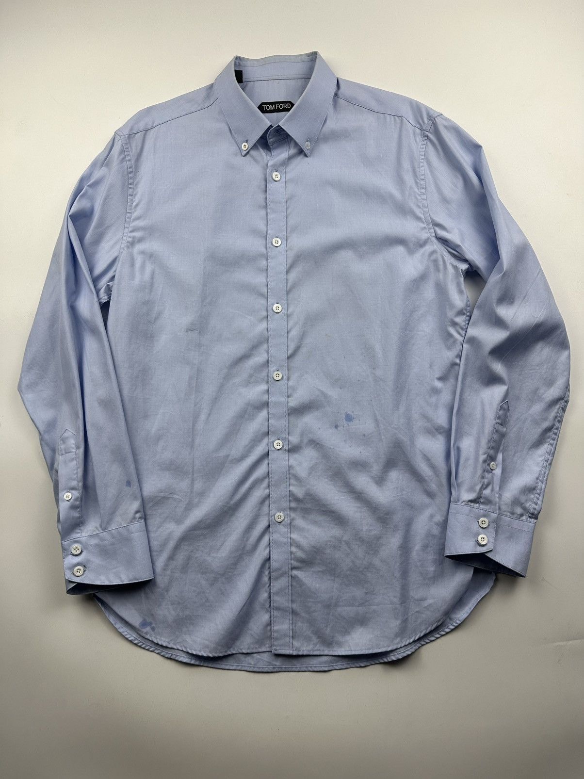 Tom Ford TOM FORD long-sleeve cotton shirt Size US S / EU 44-46 / 1 - 1 Thumbnail