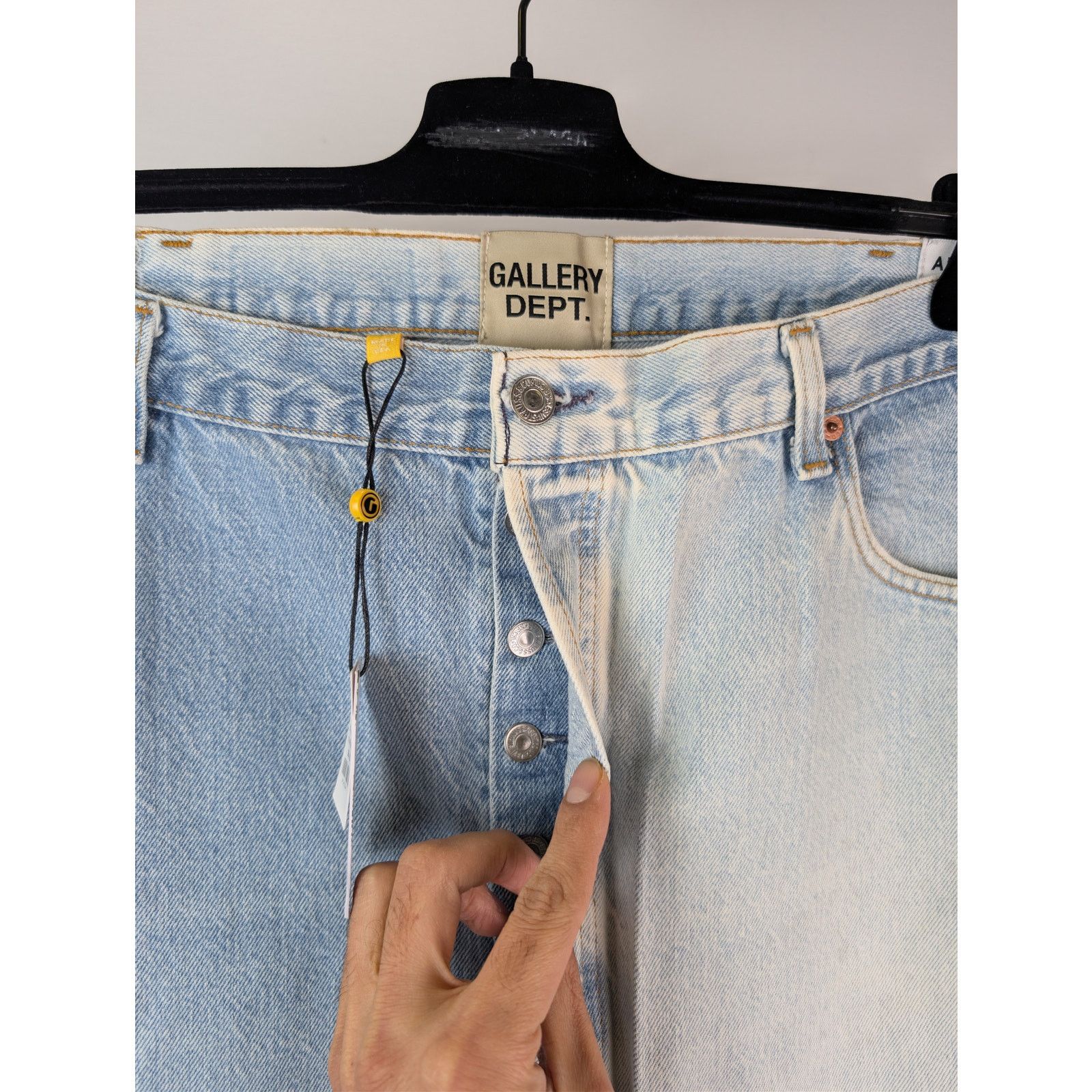 Gallery Dept. o1rshd1 Size: 38W x 33L / Two Face Ventura Denim Jeans Blue Size US 38 / EU 54 - 7 Thumbnail