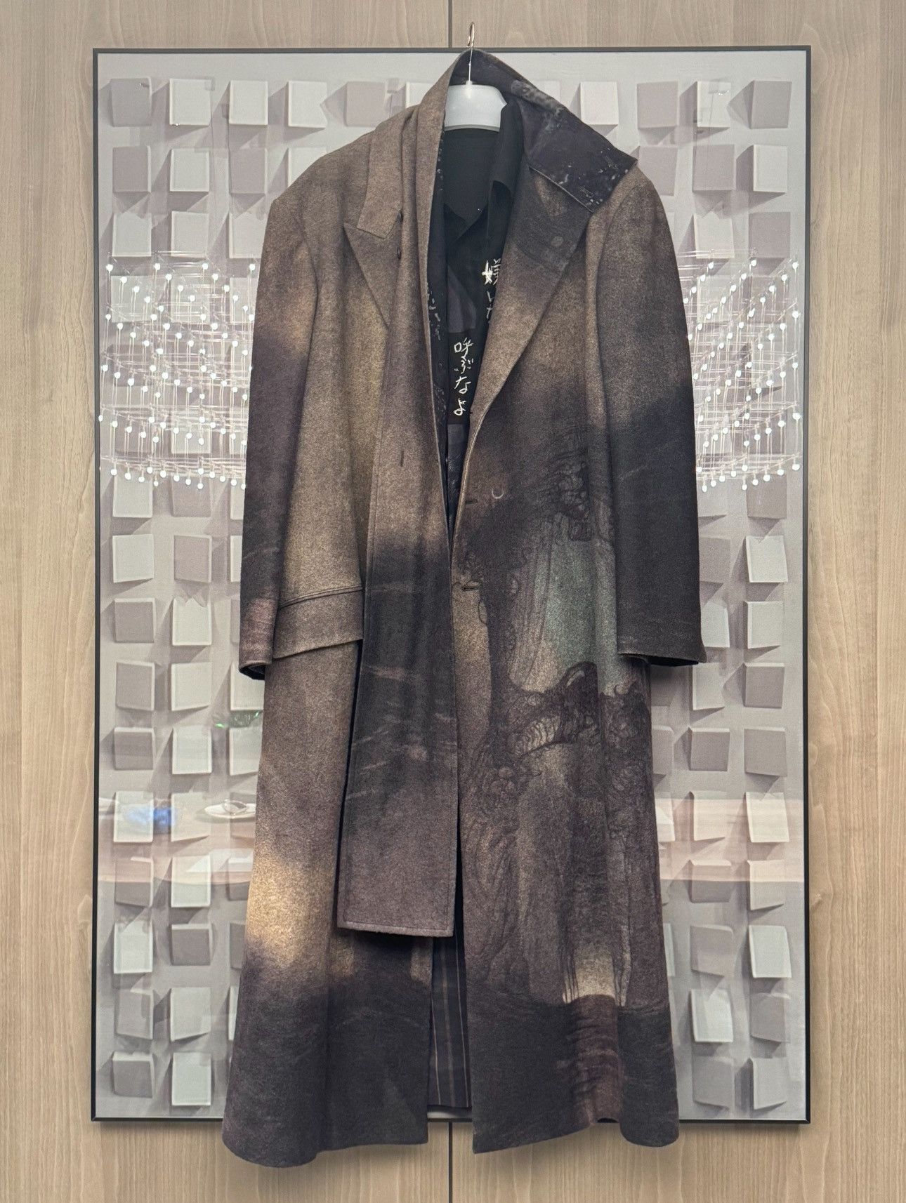 Yohji Yamamoto Yohji Yamamoto Pour Homme SS24 Silk Printed Shirt Size US M / EU 48-50 / 2 - 3 Thumbnail
