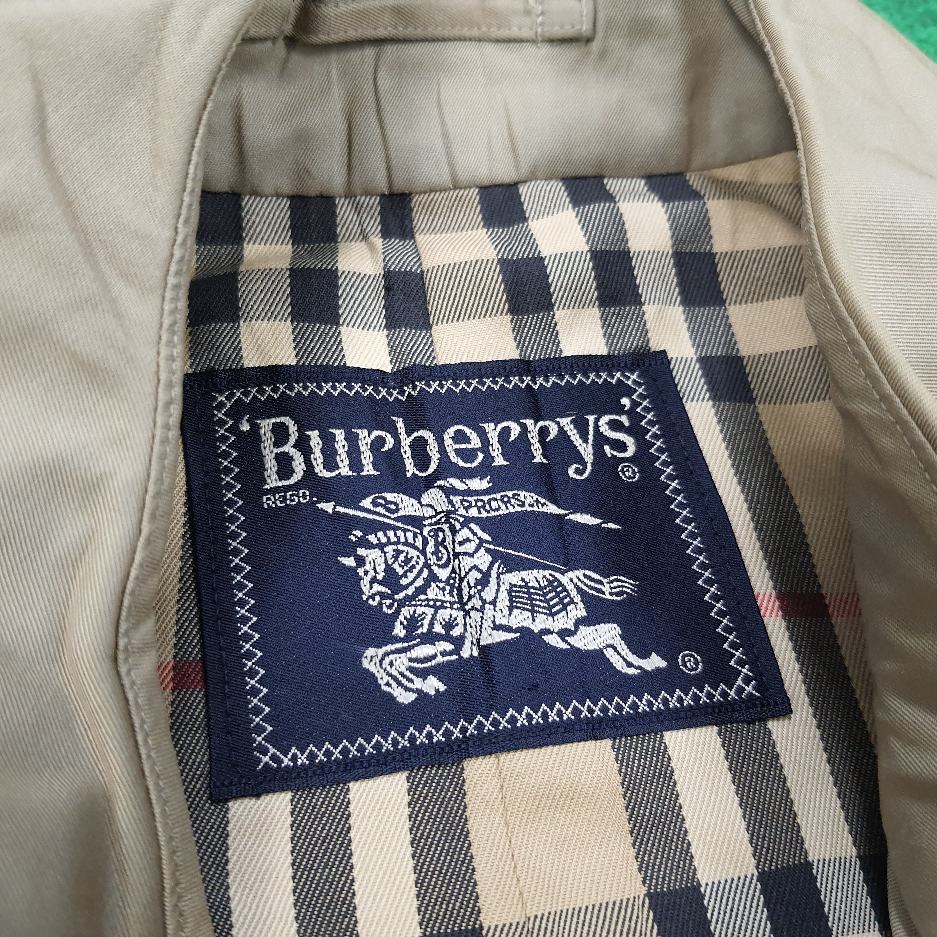 Burberry × Vintage Vintage Burberrys Nova Check Casual Trench Jacket Size US M / EU 48-50 / 2 - 6 Thumbnail