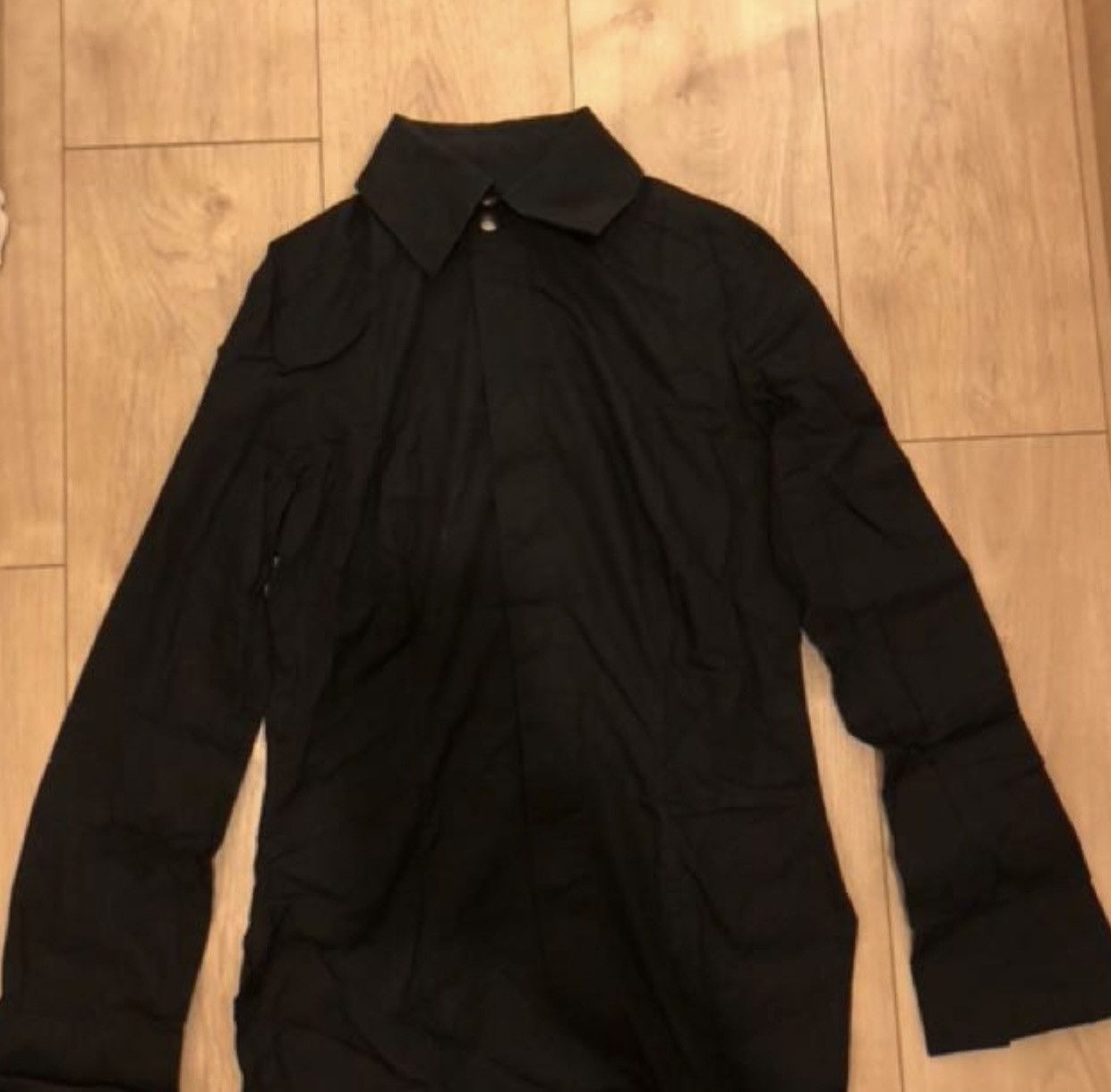 Dirk Bikkembergs Dirk Bikkembergs Black Slim-Cuff Button-Down Shirt Size 46L - 5 Thumbnail
