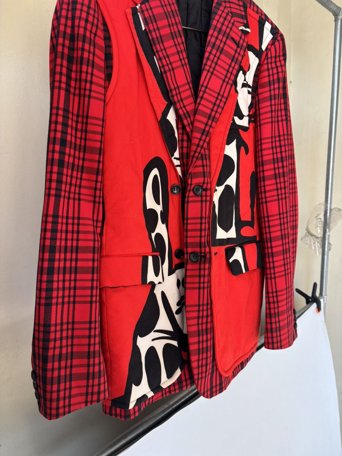 Comme des Garcons Homme Plus Comme Des Garcons Homme Plus - Check Printed Jacket Size US M / EU 48-50 / 2 - 4 Thumbnail