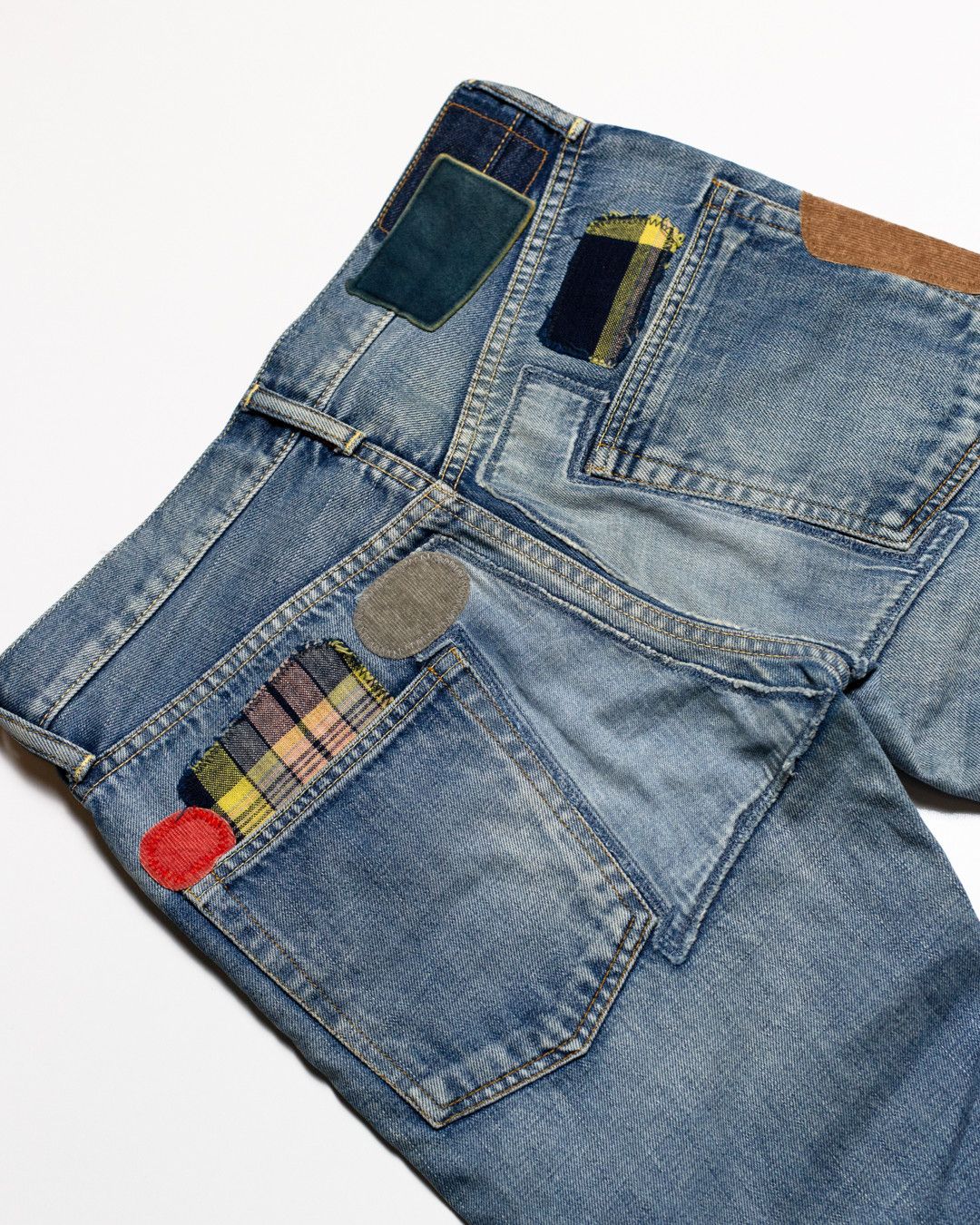 Visvim 03D8 PATCHWORK DENIM Size US 30 / EU 46 - 11 Thumbnail