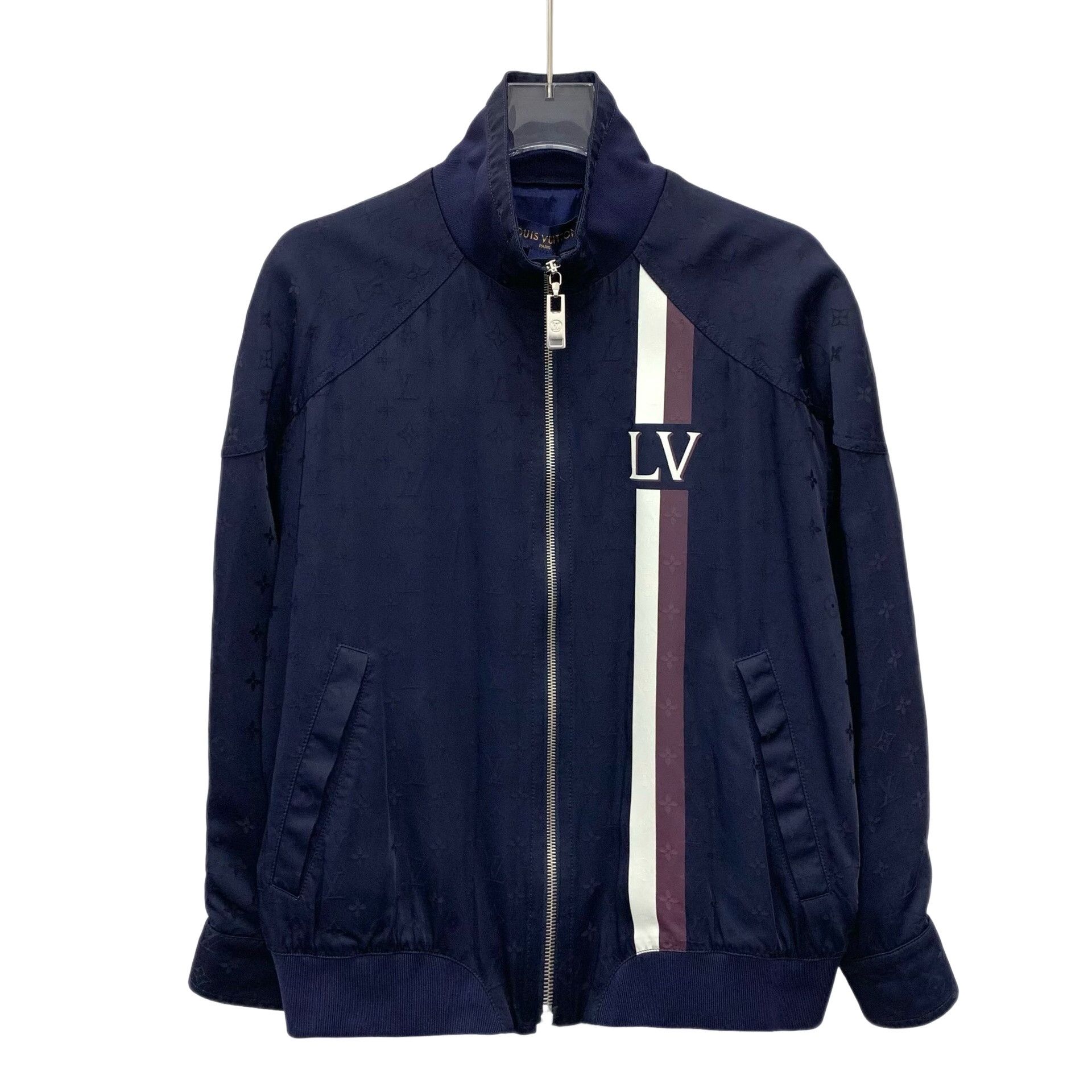Louis Vuitton Louis Vuitton Monogram Logo Stripe Zip Jacket 38 Size S / US 4 / IT 40 - 1 Thumbnail