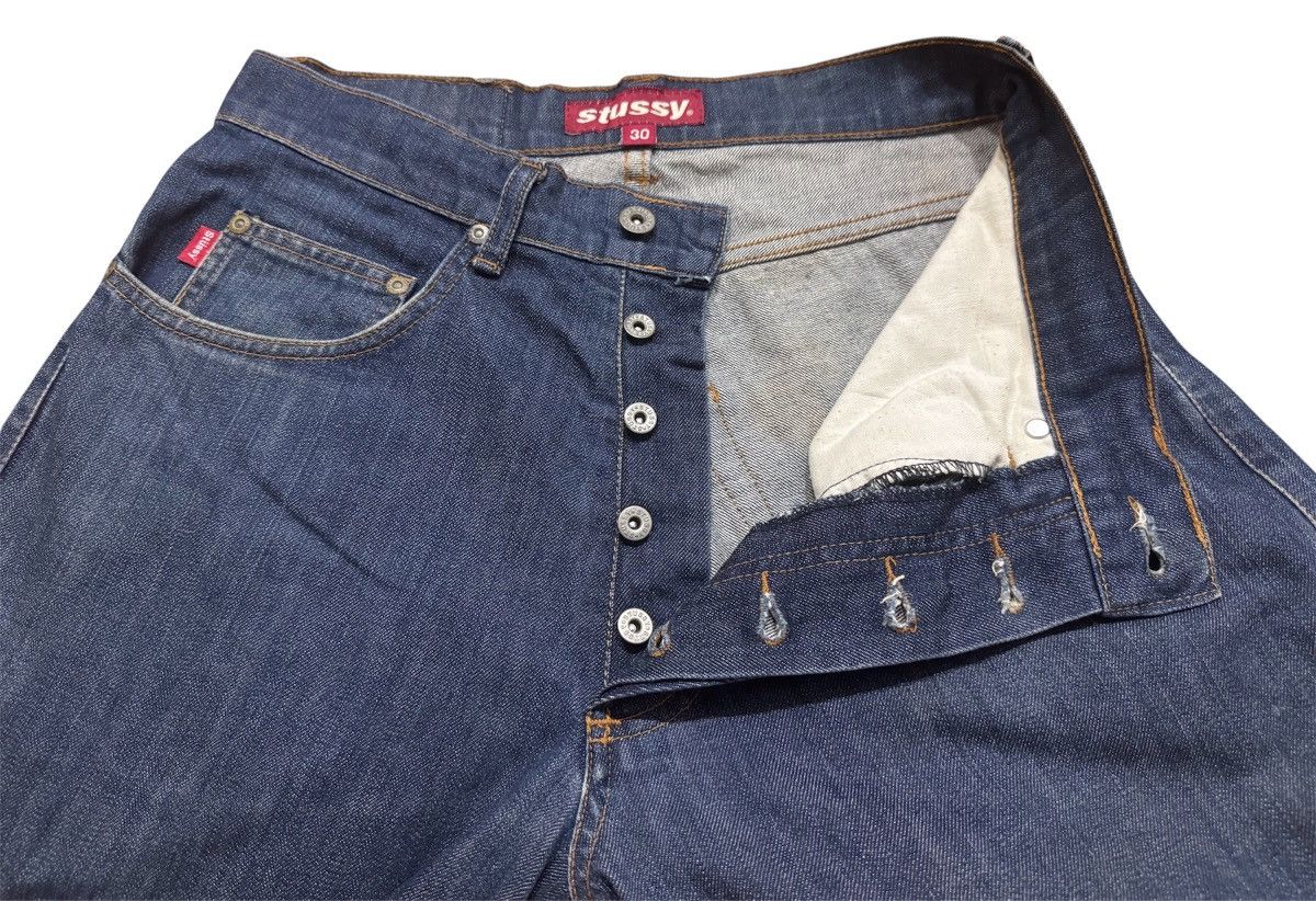 Stussy Stussy Jeans Leather Patch Made in USA Size US 32 / EU 48 - 3 Thumbnail