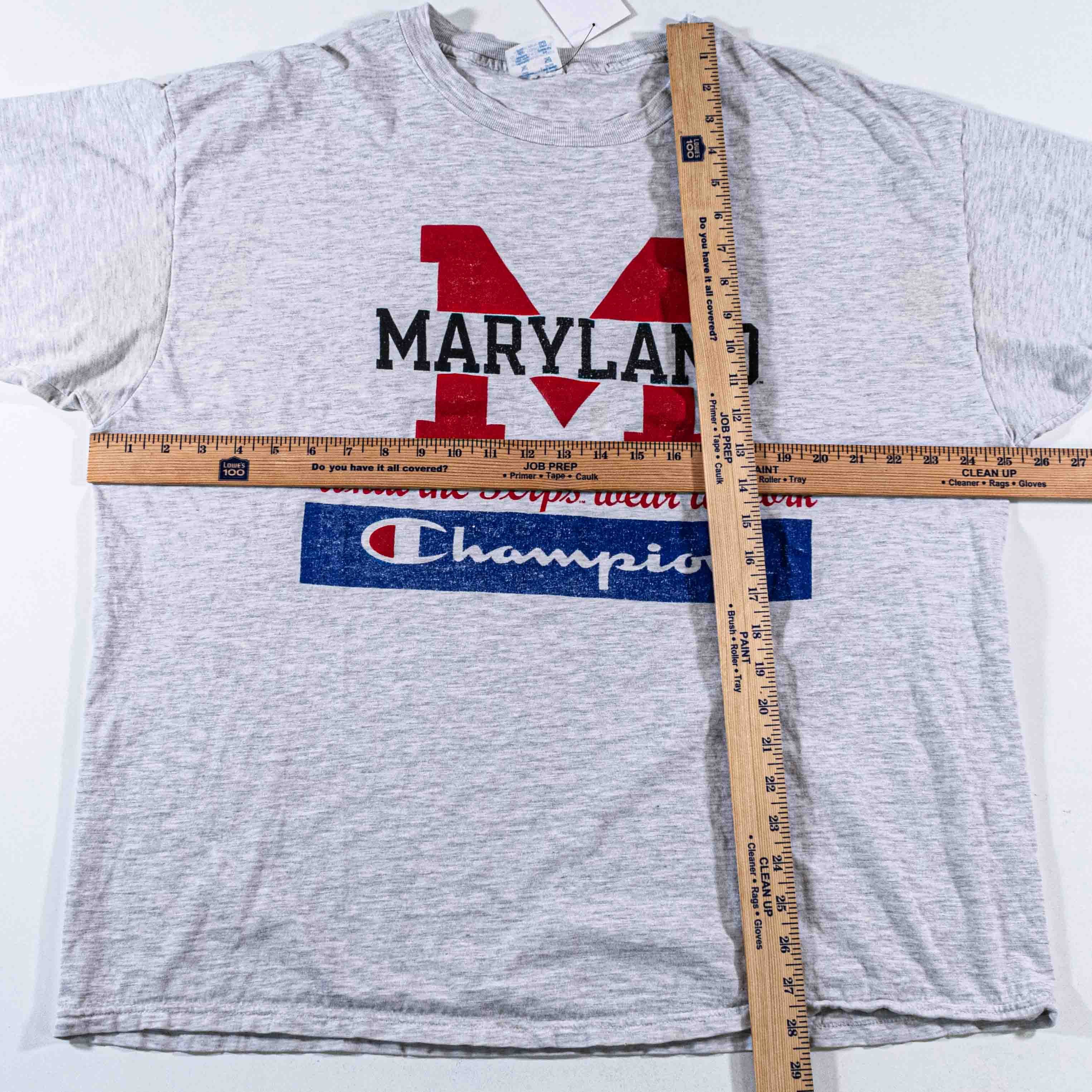 Champion VTG Champion Maryland Terrapins T-Shirt Big Print College Size US XXL / EU 58 / 5 - 5 Thumbnail