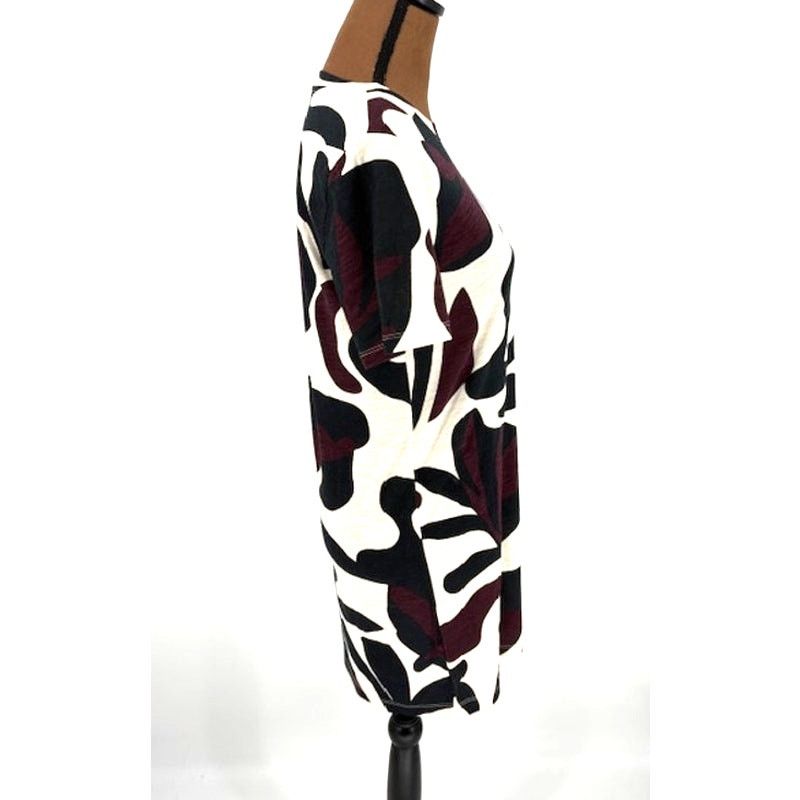 Sanctuary Sanctuary Modern Abstract Floral T-Shirt Dress Size S / US 4 / IT 40 - 2 Thumbnail