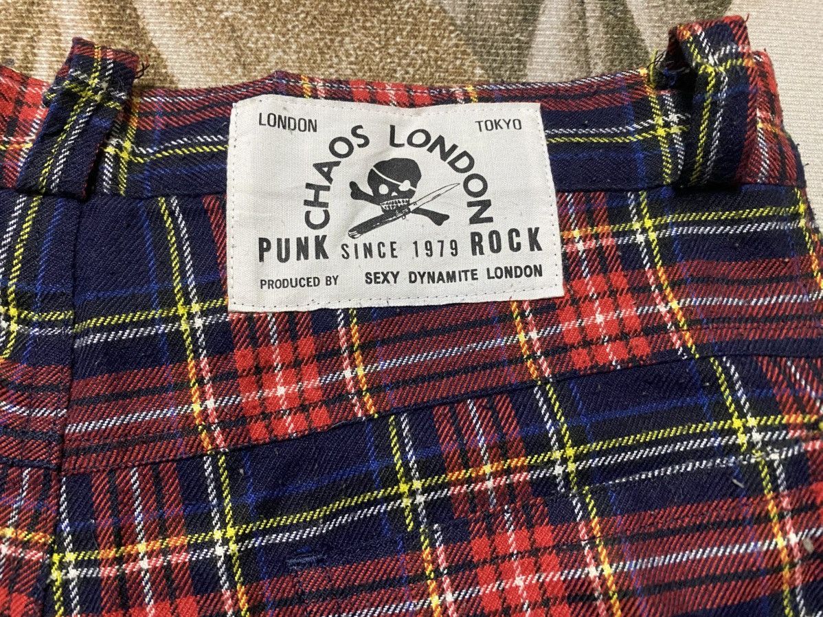 Japanese Brand Chaos London Punk Tartan by Sexy Dynamite London Size US 30 / EU 46 - 11 Thumbnail