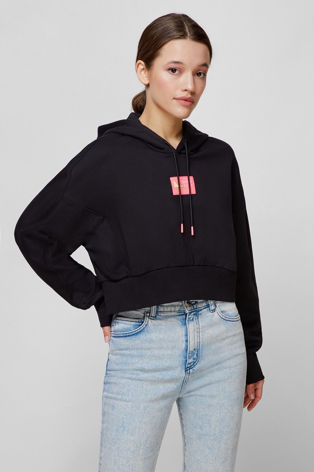 Hugo Boss Hugo boss black hoodie woman sweatshirt with logo Size XS / US 0-2 / IT 36-38 - 3 Thumbnail