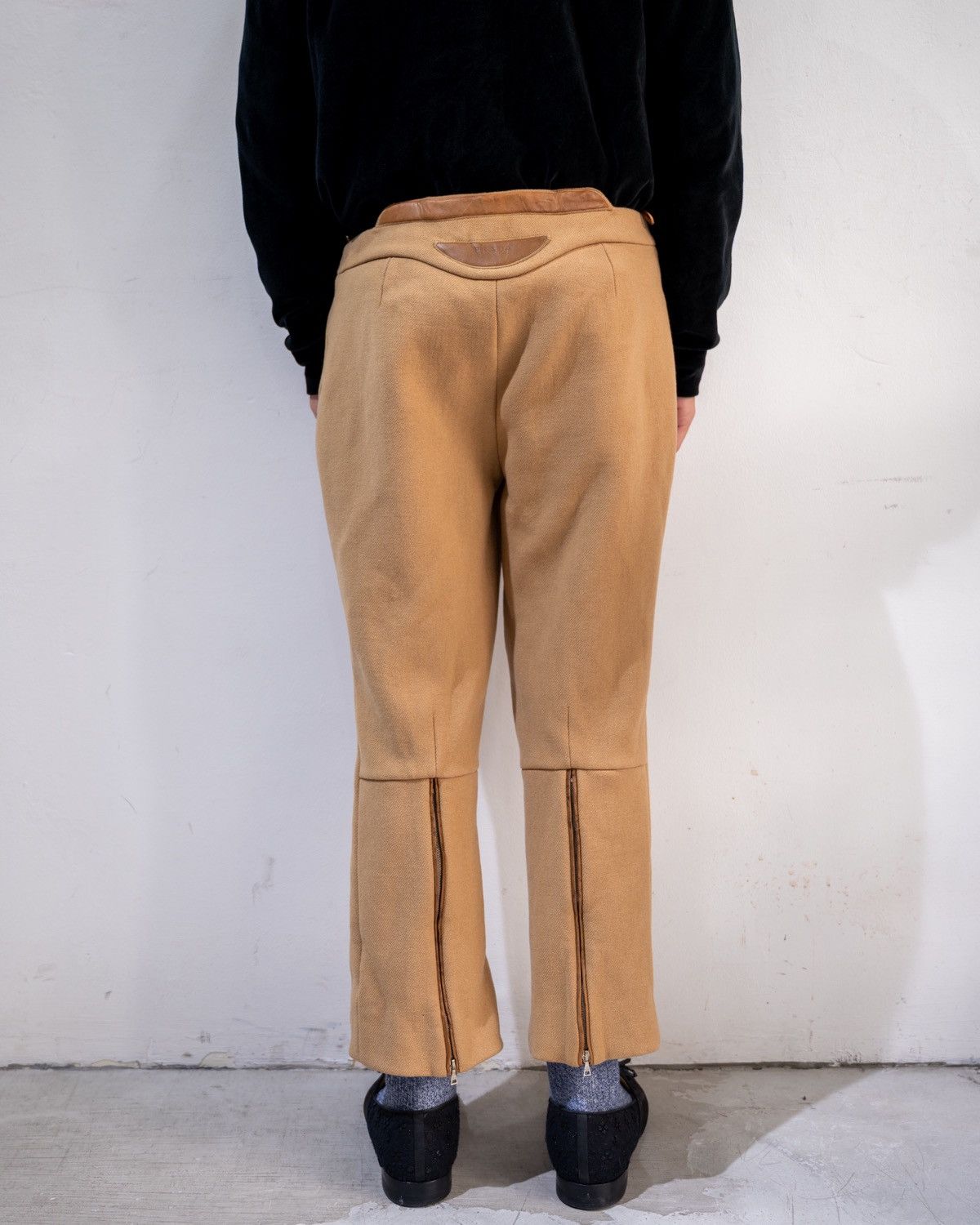 Prada Prada FW2000 technical motorbike wool cropped runway pant Size US 30 / EU 46 - 3 Thumbnail
