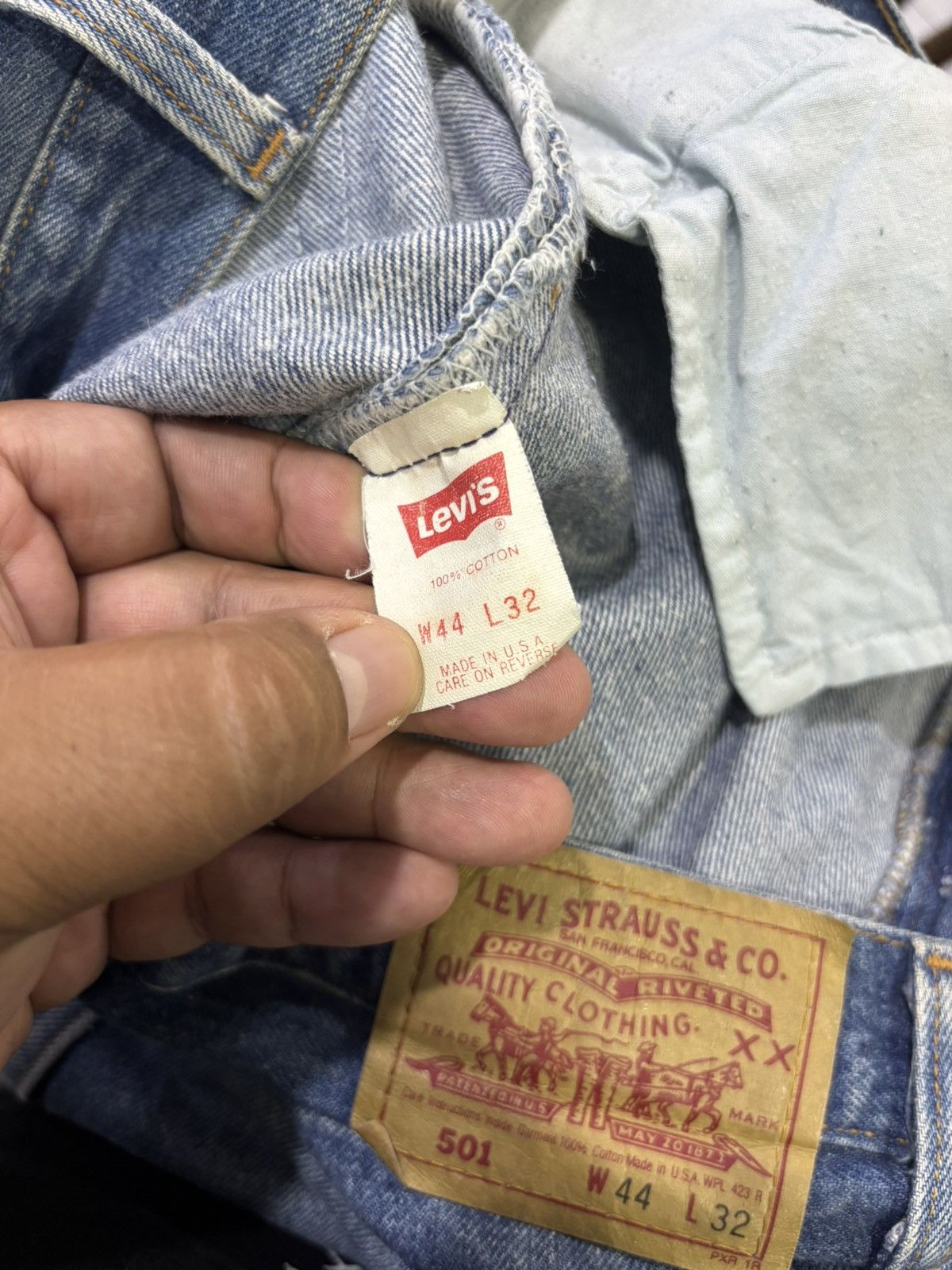 Levi's Vintage Levis Jeans Made In USA Size US 44 / EU 60 - 7 Thumbnail