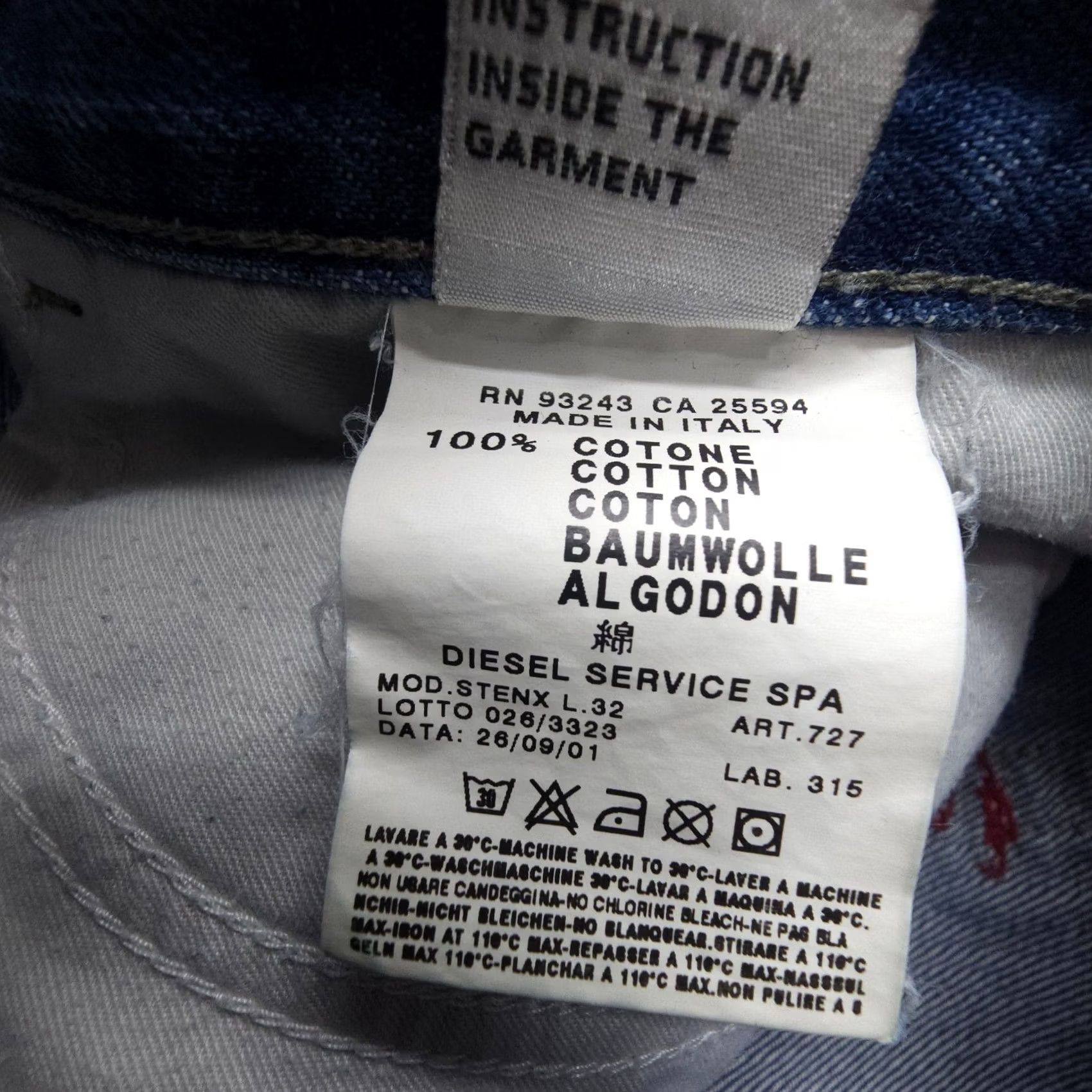 Diesel Diesel Jeans Flare Bootcut Denim Womens Size 32 Blue Made in Italy 5-Pocket Logo Stretch Regular Fit 31x30" IN Denim Size 24" / US 00 / IT 34 - 4 Thumbnail