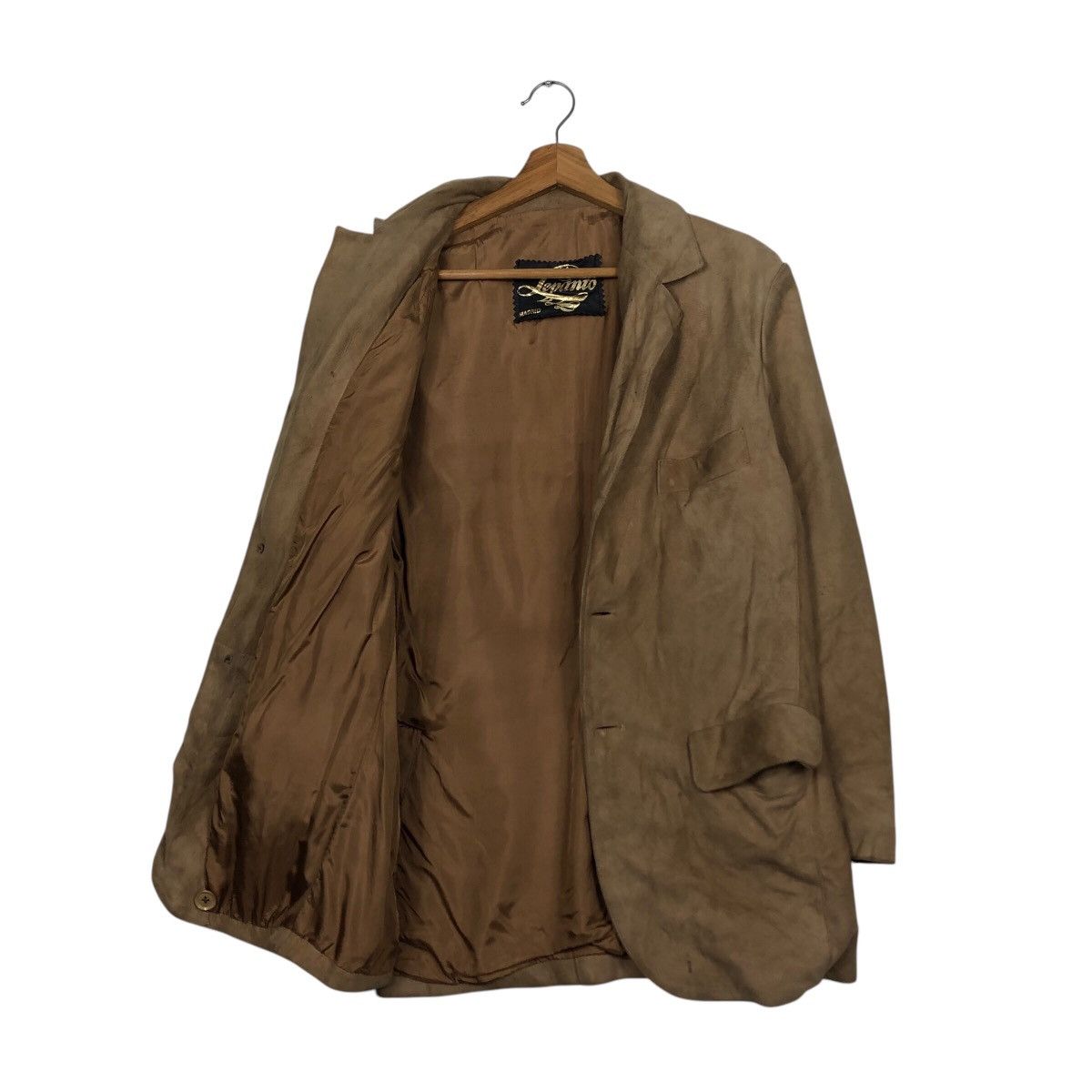 Japanese Brand 📌Vintage Genuine Leather Jacket Lepanzo Madrid Issey Miyake Size US M / EU 48-50 / 2 - 12 Thumbnail