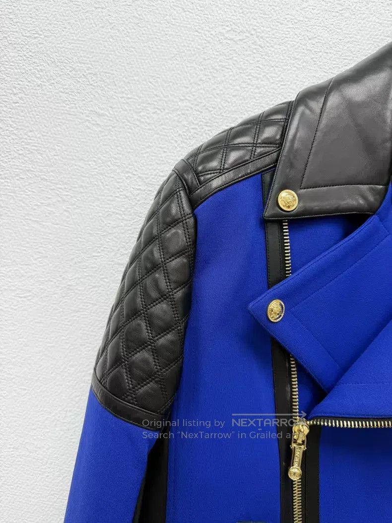 Versace Versace Main line wool blend patchwork cotton jacket Size US S / EU 44-46 / 1 - 6 Thumbnail