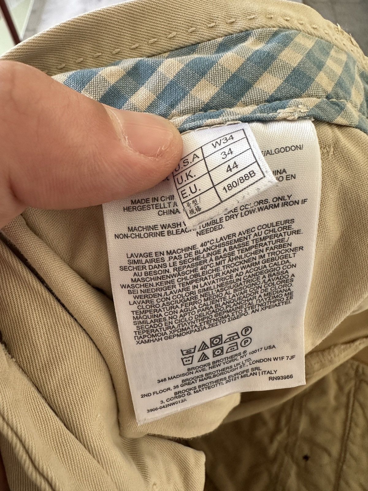 Brooks Brothers Brooks Brothers Cotton Bermuda Chino Shorts Size 34 Size US 34 / EU 50 - 6 Thumbnail