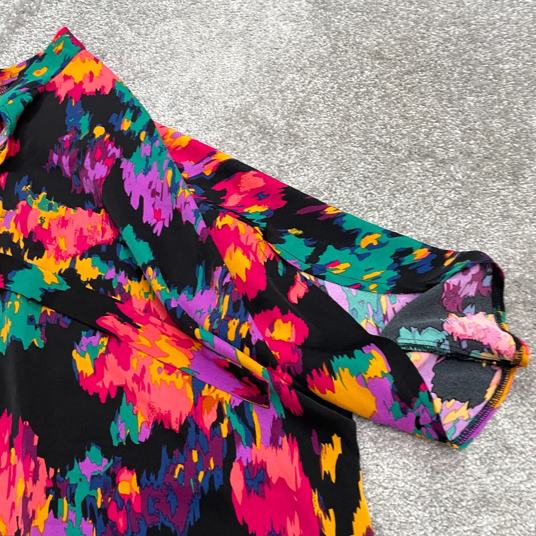 Shein SheIn Blouse Tunic Multicolor Colorblock Short Sleeve Mock Neck 4XL Womens Casual Bohemian Aztec Beach Colorful Shirt Shirts Mens Womens Size XXL / US 16-18 / IT 52-54 - 4 Thumbnail