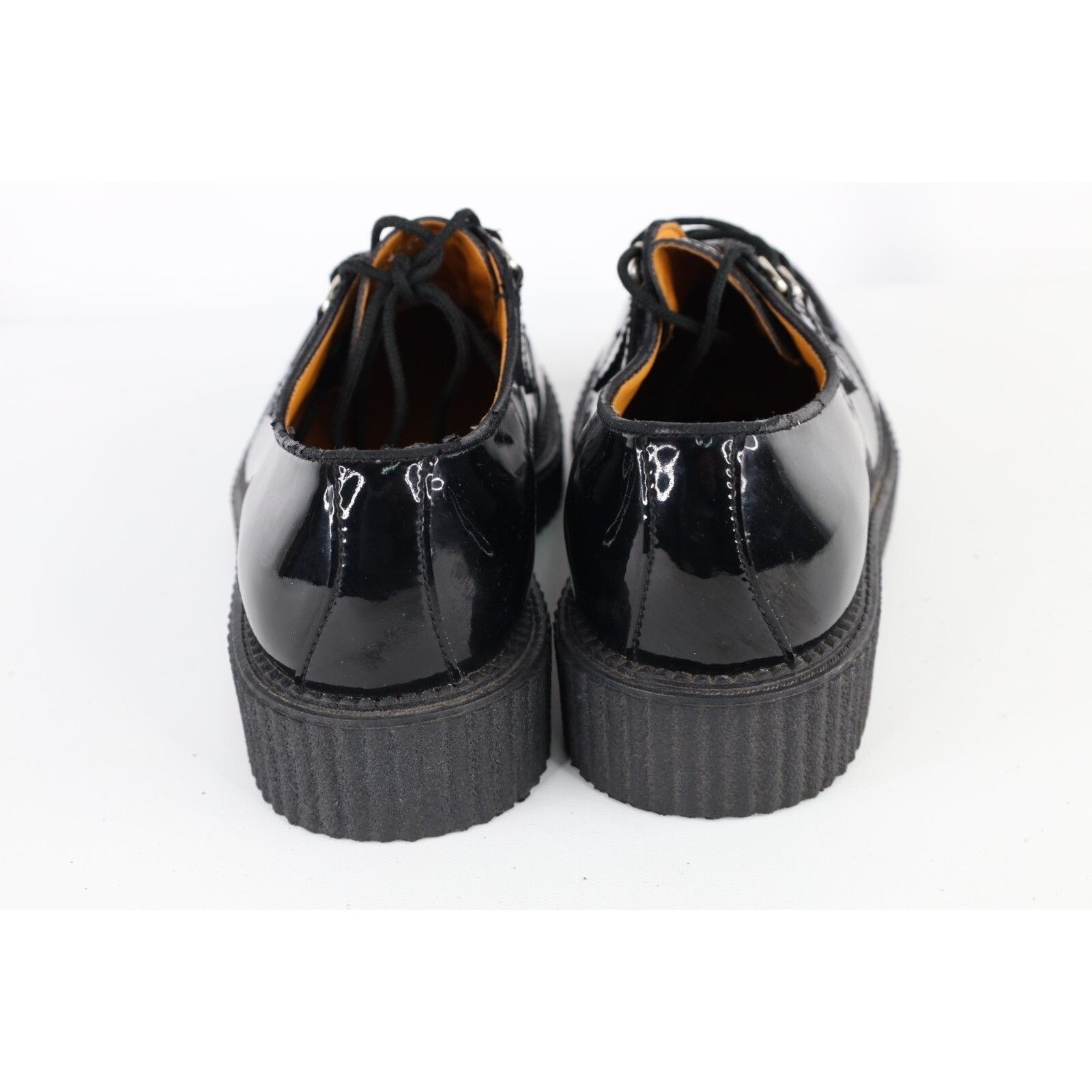 Vintage Deadstock Vintage 90s Patent Leather Creepers Shoes Size US 10 / EU 43 - 5 Thumbnail