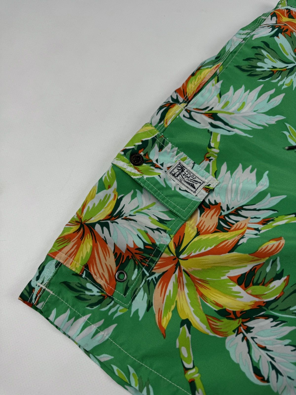 Polo Ralph Lauren × Ralph Lauren POLO Ralph Lauren Floral Printed Aloha Trunks Swim Shorts Size US 32 / EU 48 - 3 Thumbnail