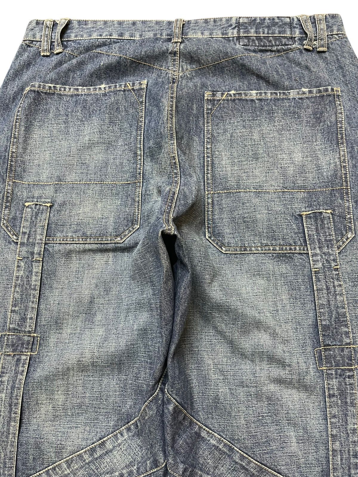 Marithe + Francois Girbaud Vintage Marithe Francois Girbaud Avant Garde Baggy Jeans Size US 36 / EU 52 - 6 Thumbnail