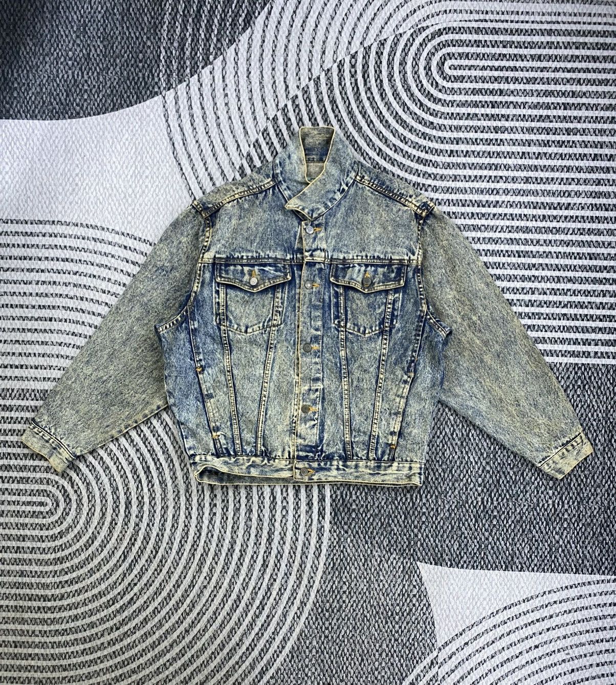 Japanese Brand Vintage Holiday Out Blue Washed Trucker Denim Jacket Size US L / EU 52-54 / 3 - 5 Thumbnail