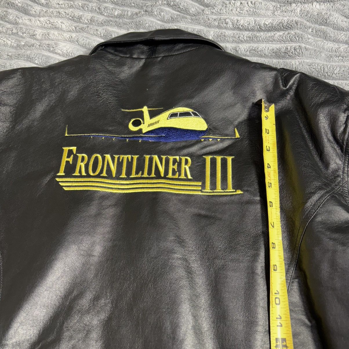 Oscar Piel Oscar Piel Frontliner III Morris Cerullo Leather Jacket Size US XL / EU 56 / 4 - 13 Thumbnail