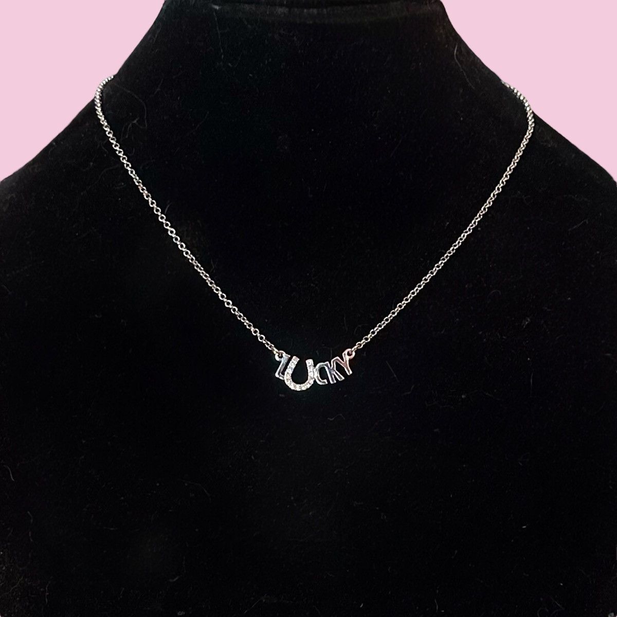 Other Lia Sophia silver tone Lucky U necklace Size ONE SIZE - 1 Thumbnail