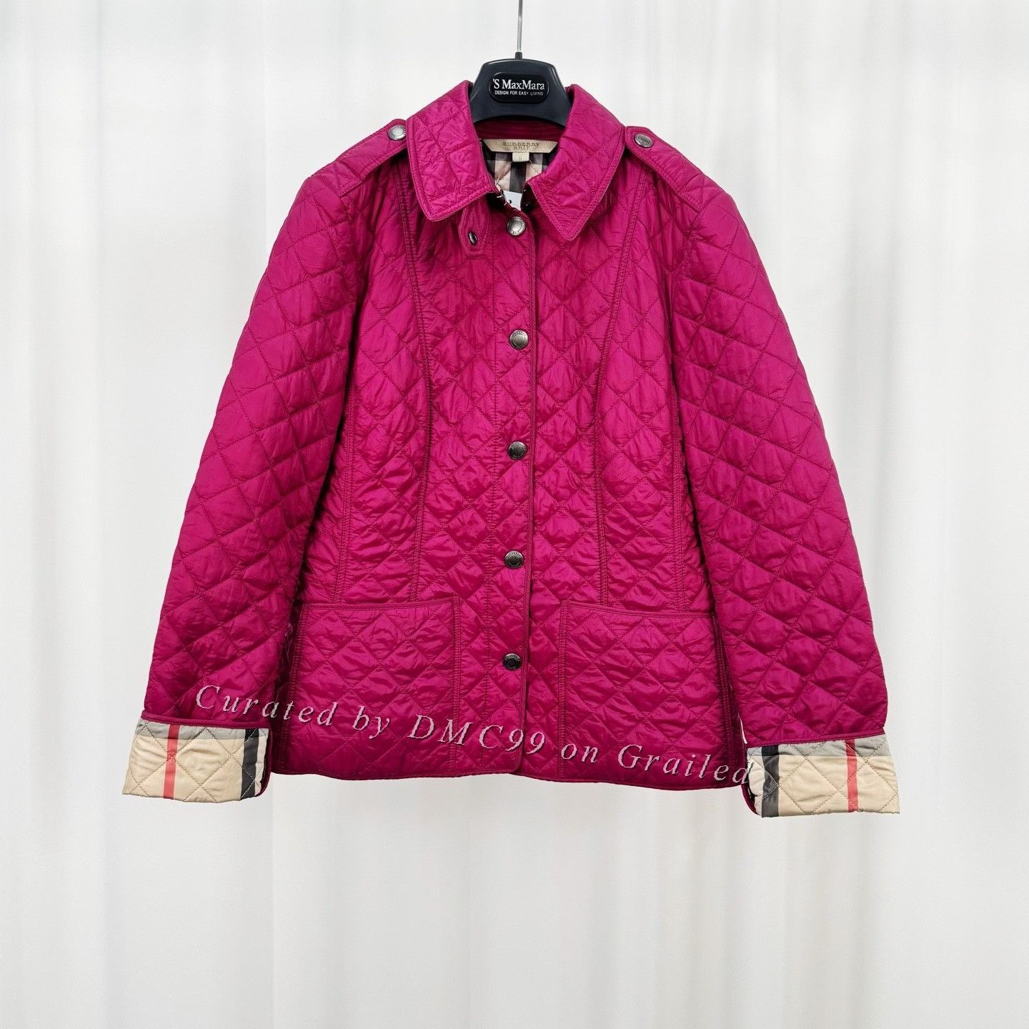 Burberry Burberry Check Quilted Cotton Jacket Size S / US 4 / IT 40 - 1 Thumbnail