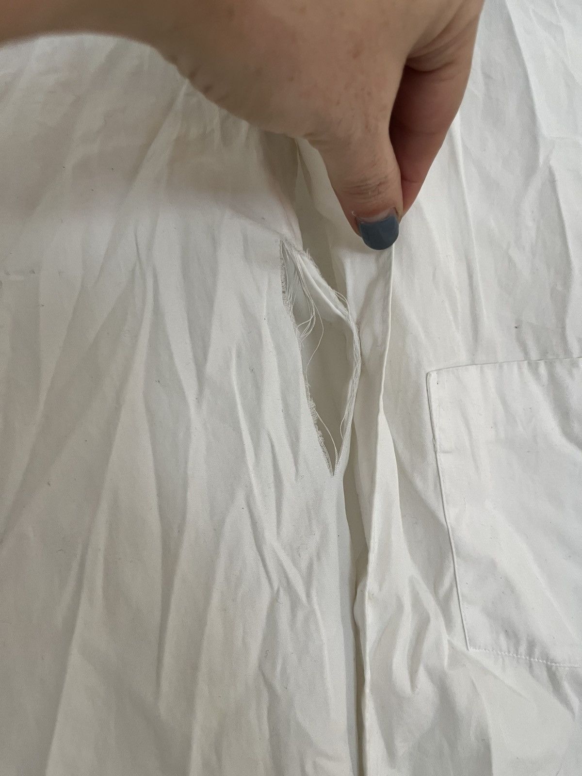 Comme des Garcons Commes des Garçons white button up shirt Size US L / EU 52-54 / 3 - 3 Thumbnail